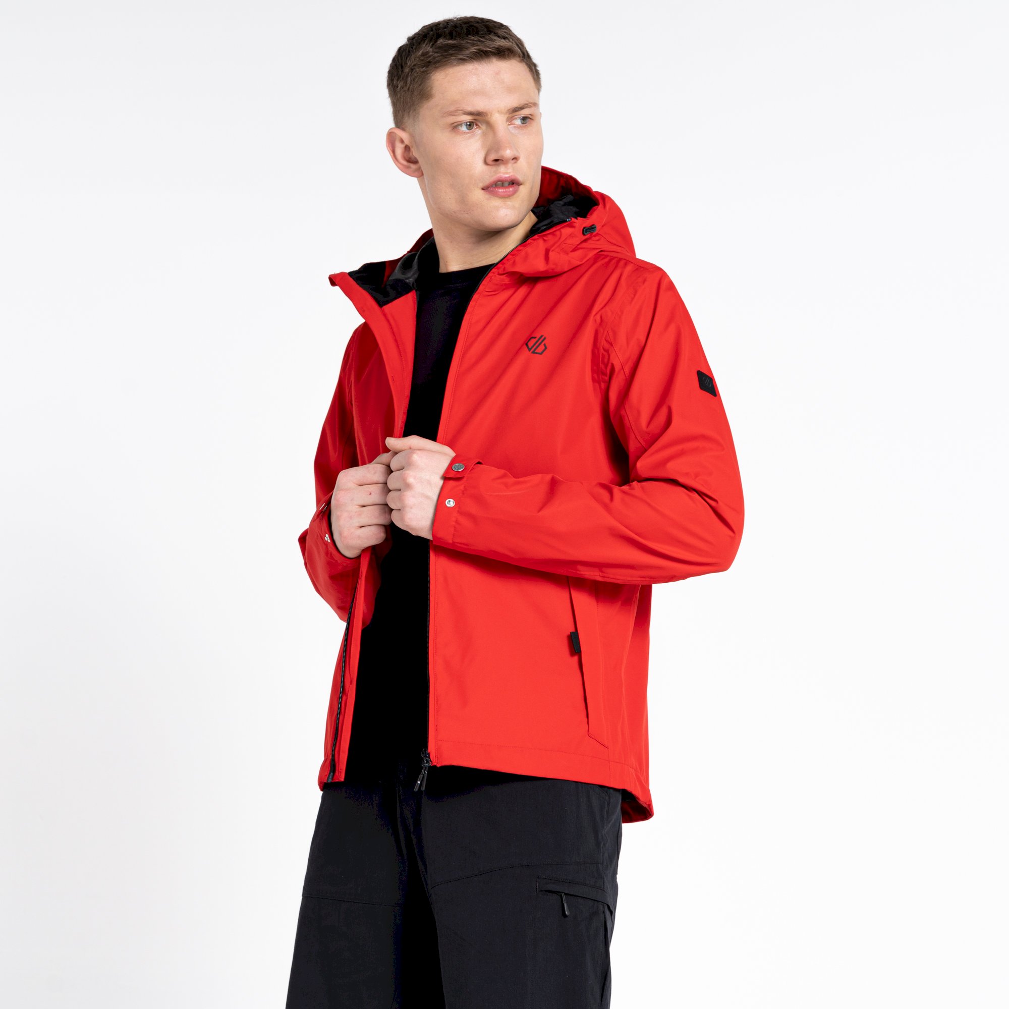 Dare 2b - Men's Stay Ready Recycled Waterproof Jacket | Danger Red