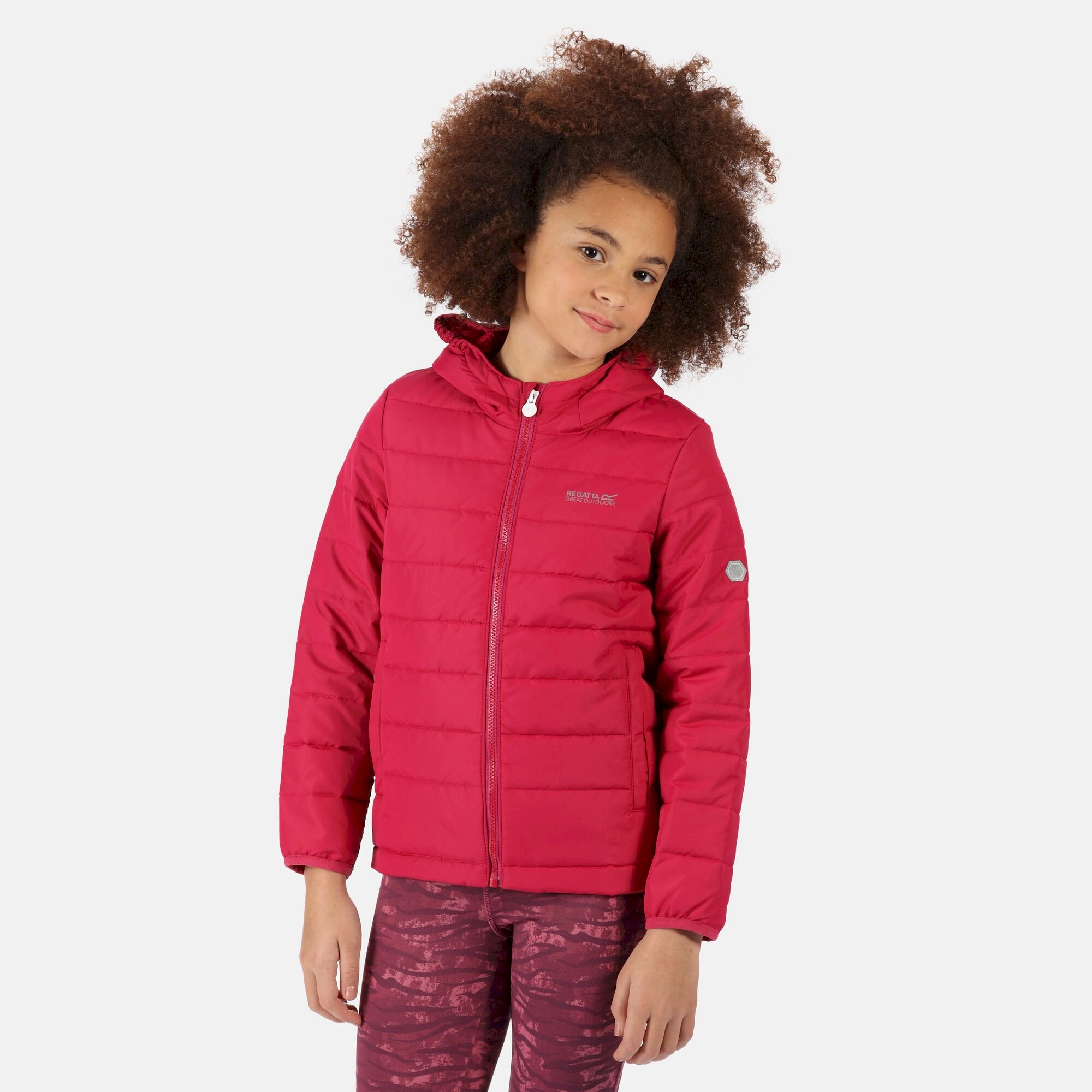 Kids' Helfa Insulated Hooded Jacket | Berry Pink