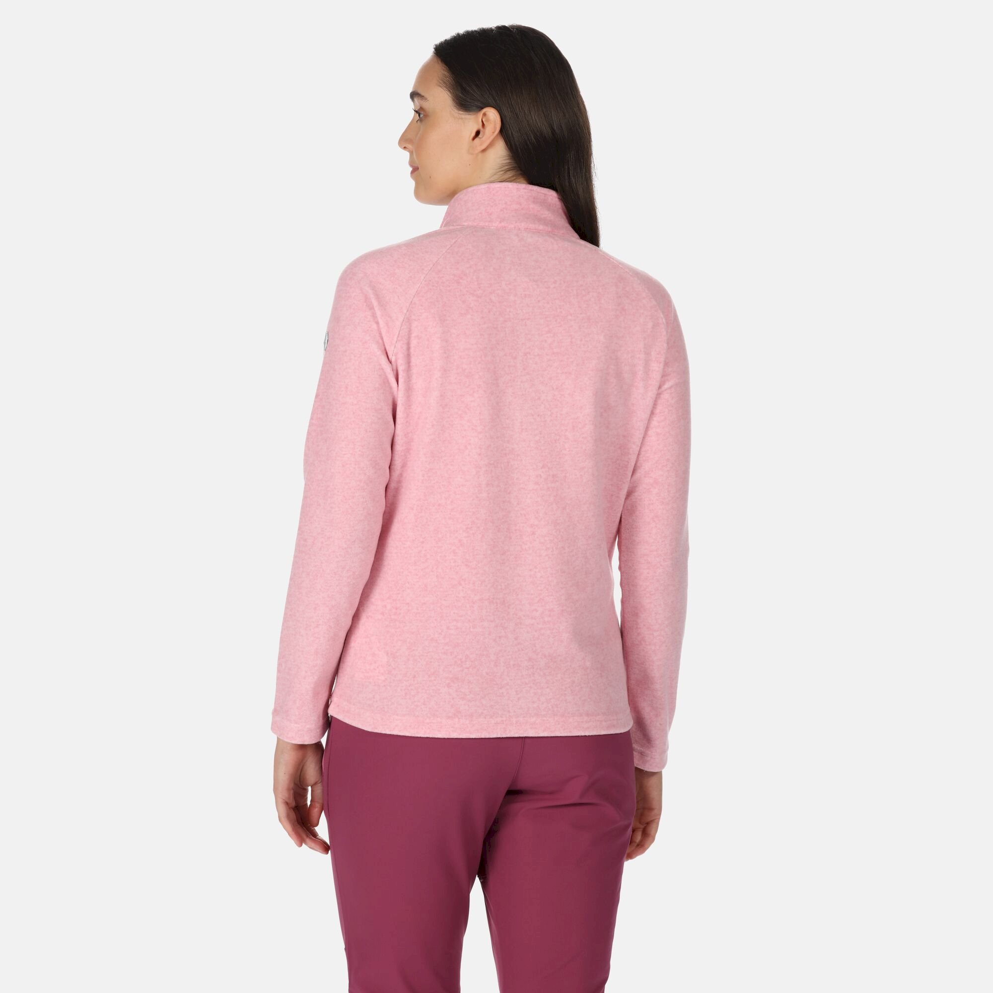 Women's Pimlo Half Zip Velour Fleece | Fragrant Lilac