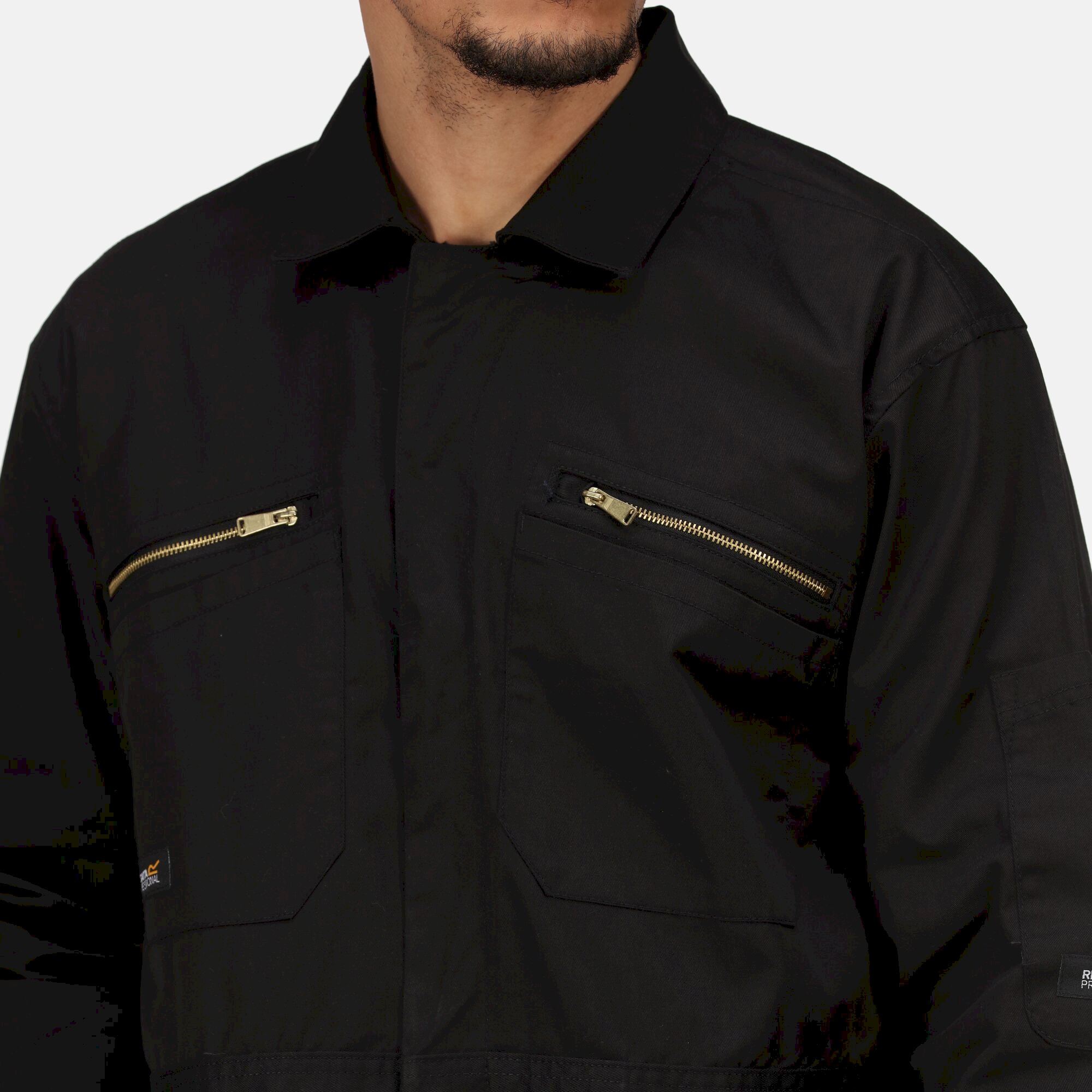 Men's Zip Fasten Coverall | Black