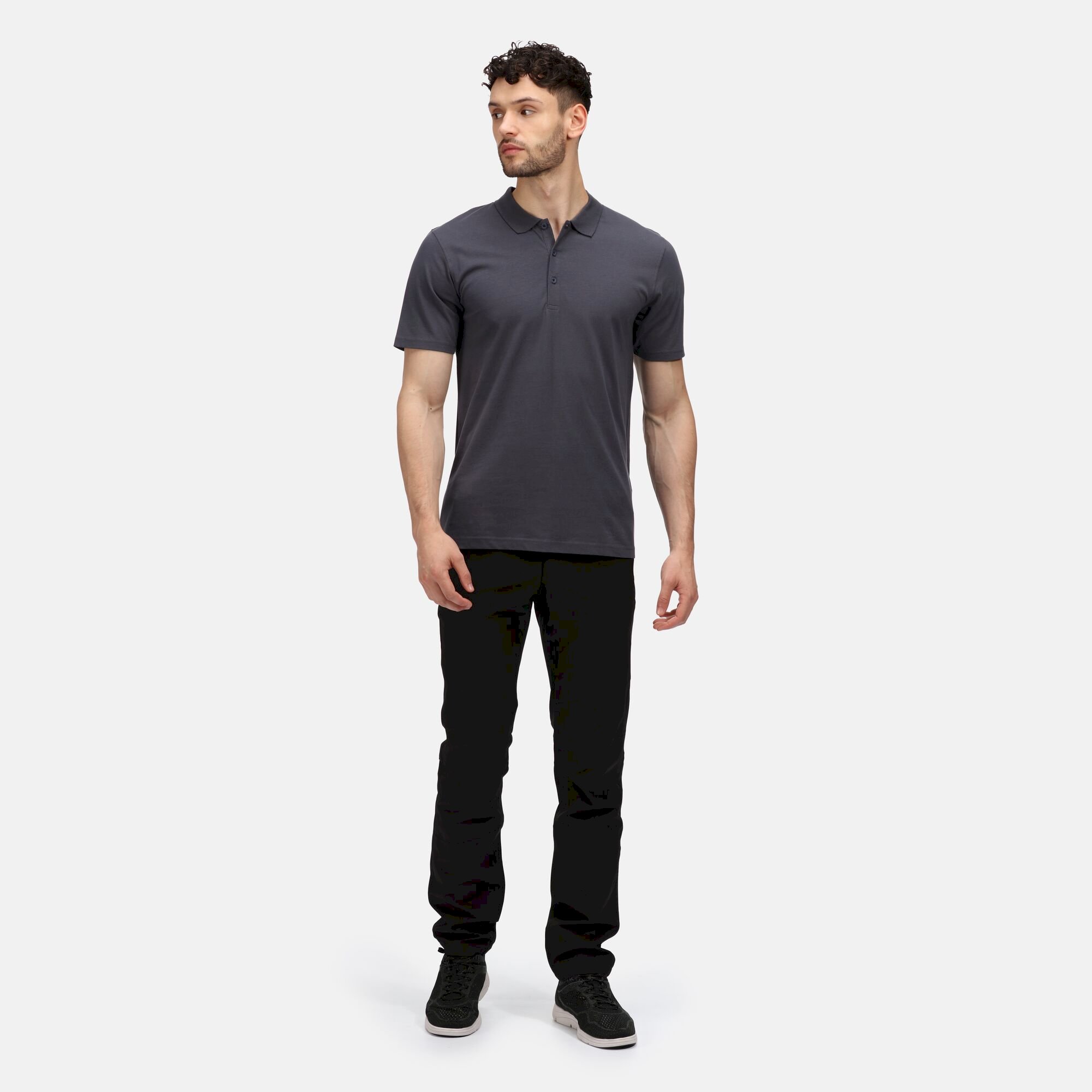 Men's Sinton Lightweight Polo Shirt | India Grey