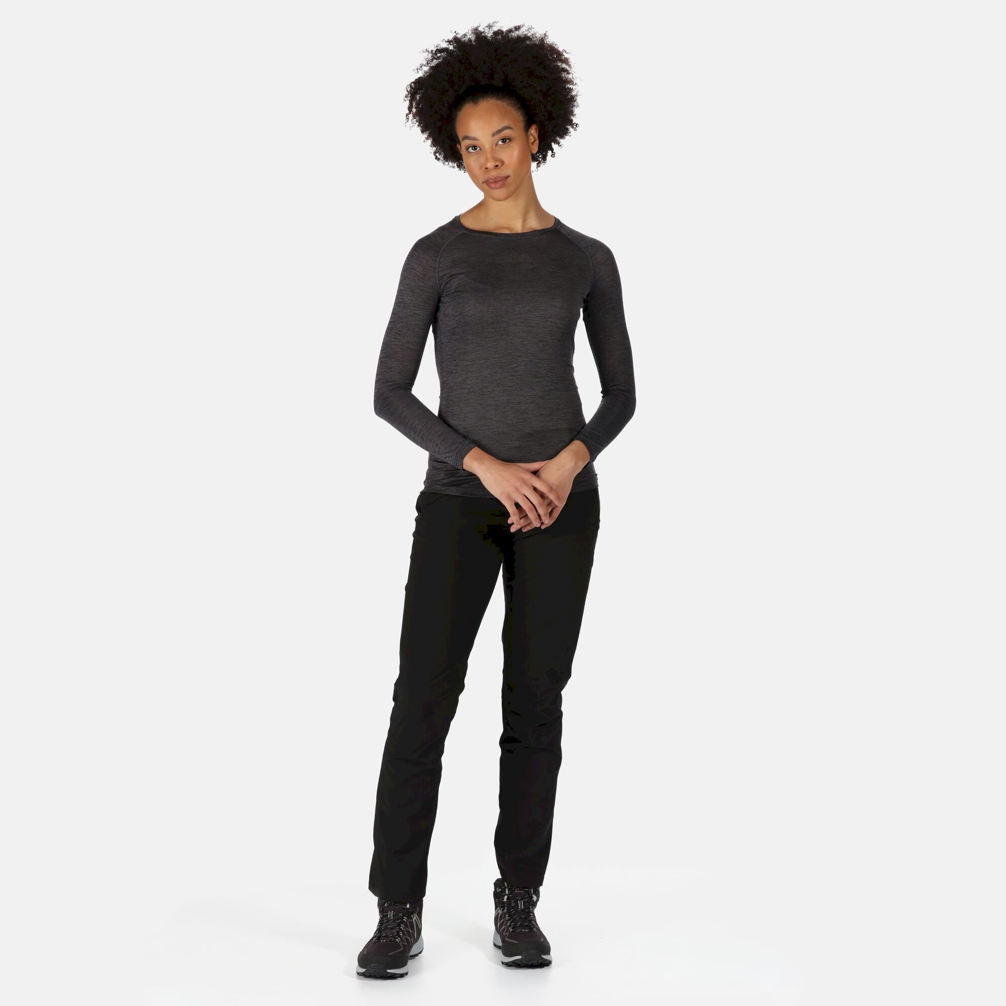 Women's Burlow Marl T-Shirt | Seal Grey