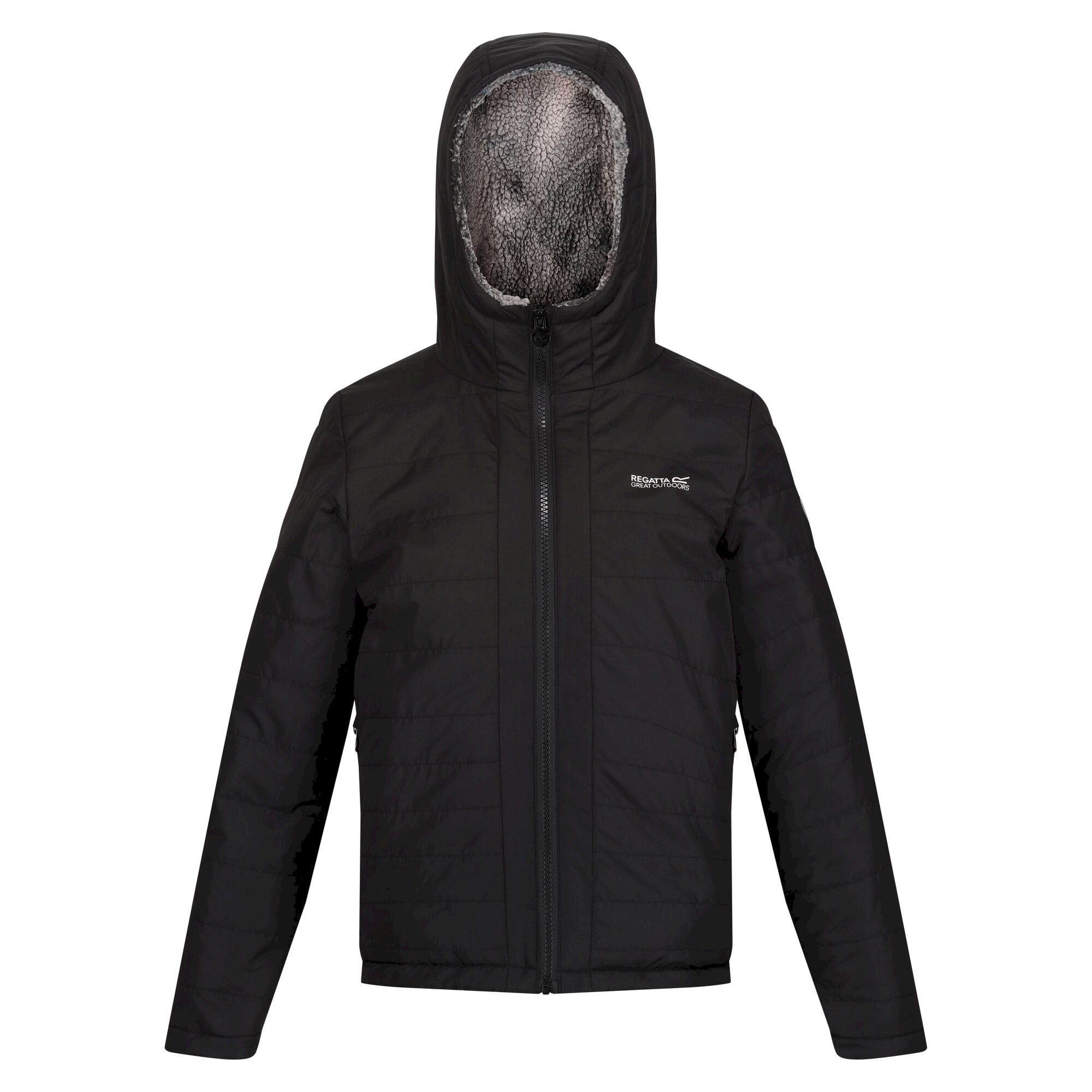 Kids' Spyra III Lightweight Insulated Jacket | Black Dark Grey