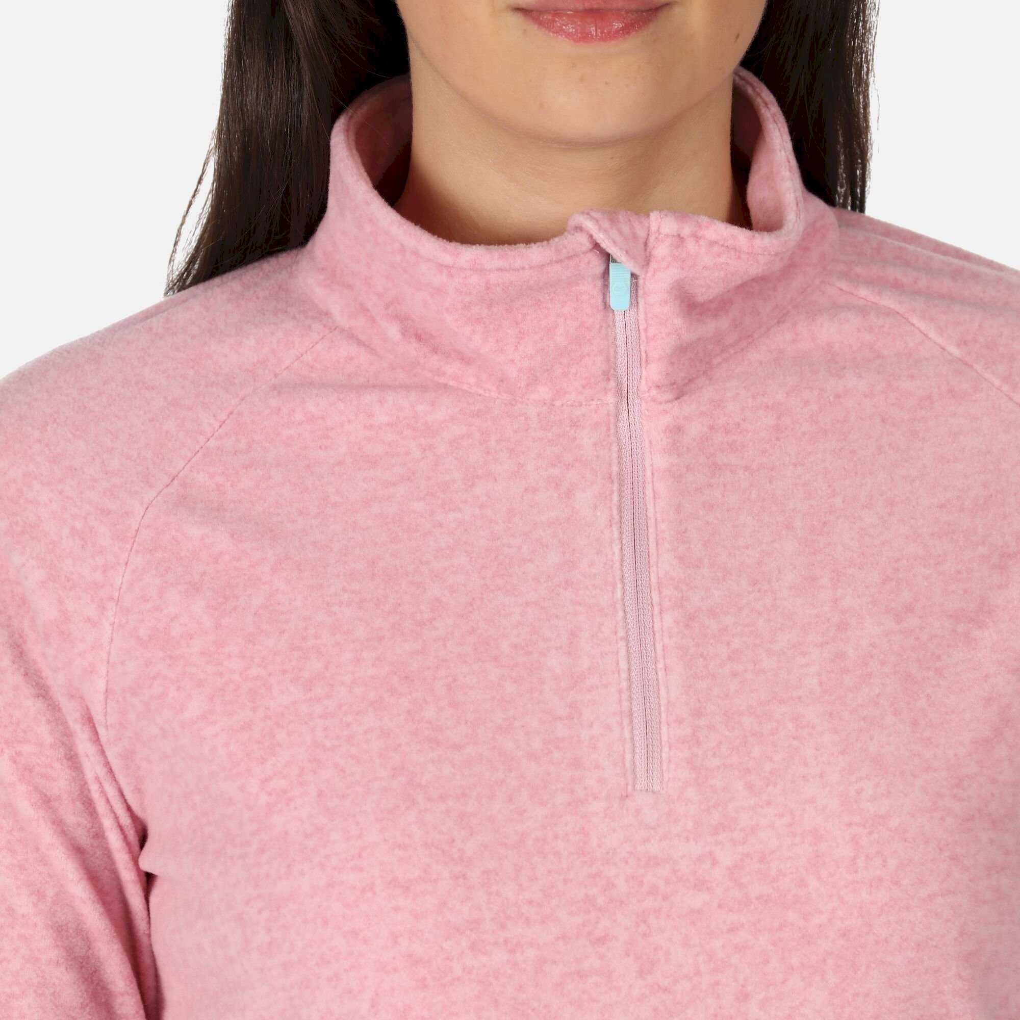 Women's Pimlo Half Zip Velour Fleece | Fragrant Lilac