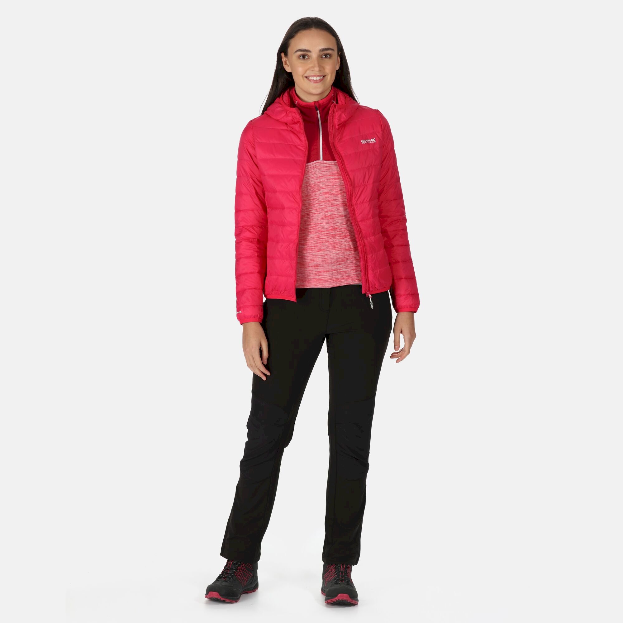 Women's Hooded Hillpack Lightweight Puffer Jacket | Pink Potion