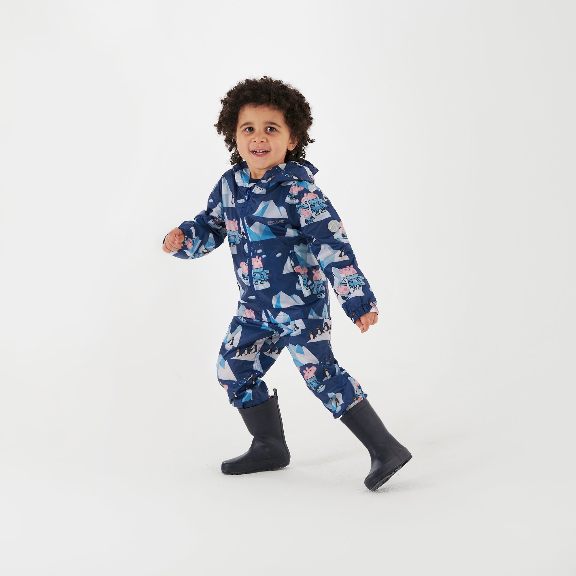 Peppa Pig Waterproof Pack-It Overtrousers | Space Blue