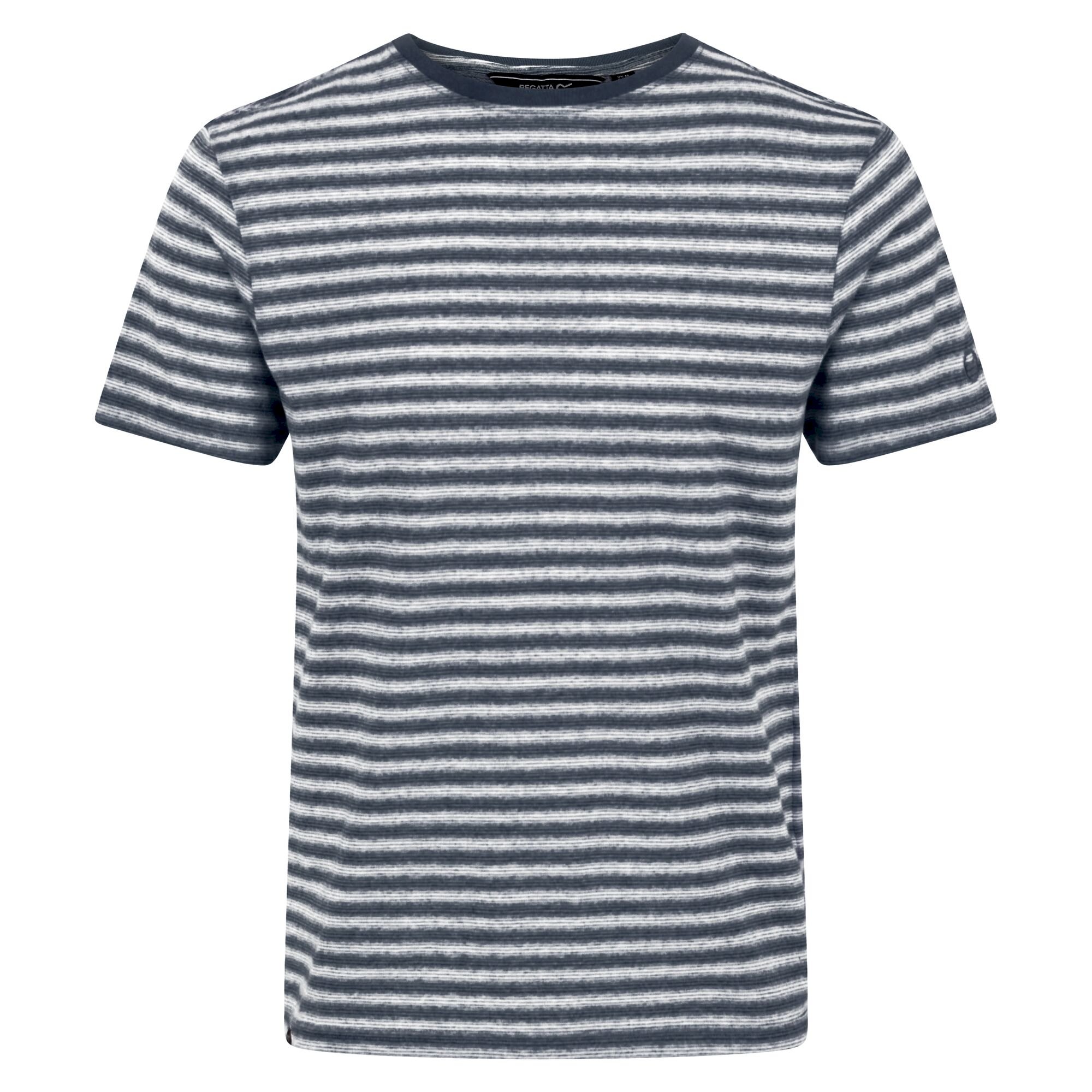 Men's Brayden Stripe T-Shirt | Navy Mini Stripe