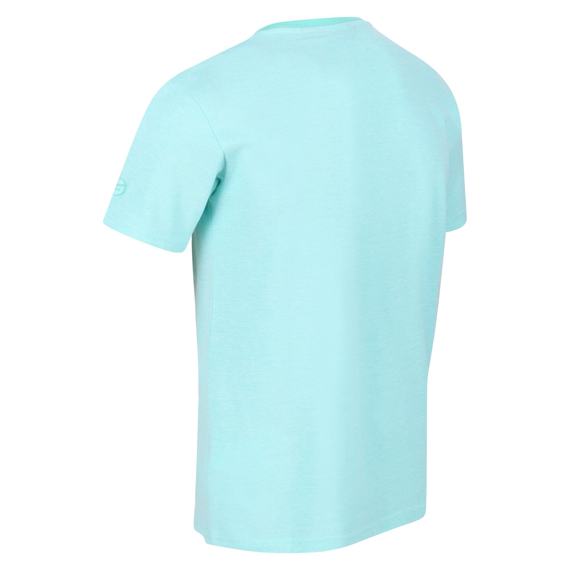 Men's Caelum T-Shirt | Opal Green Birdseye Pique