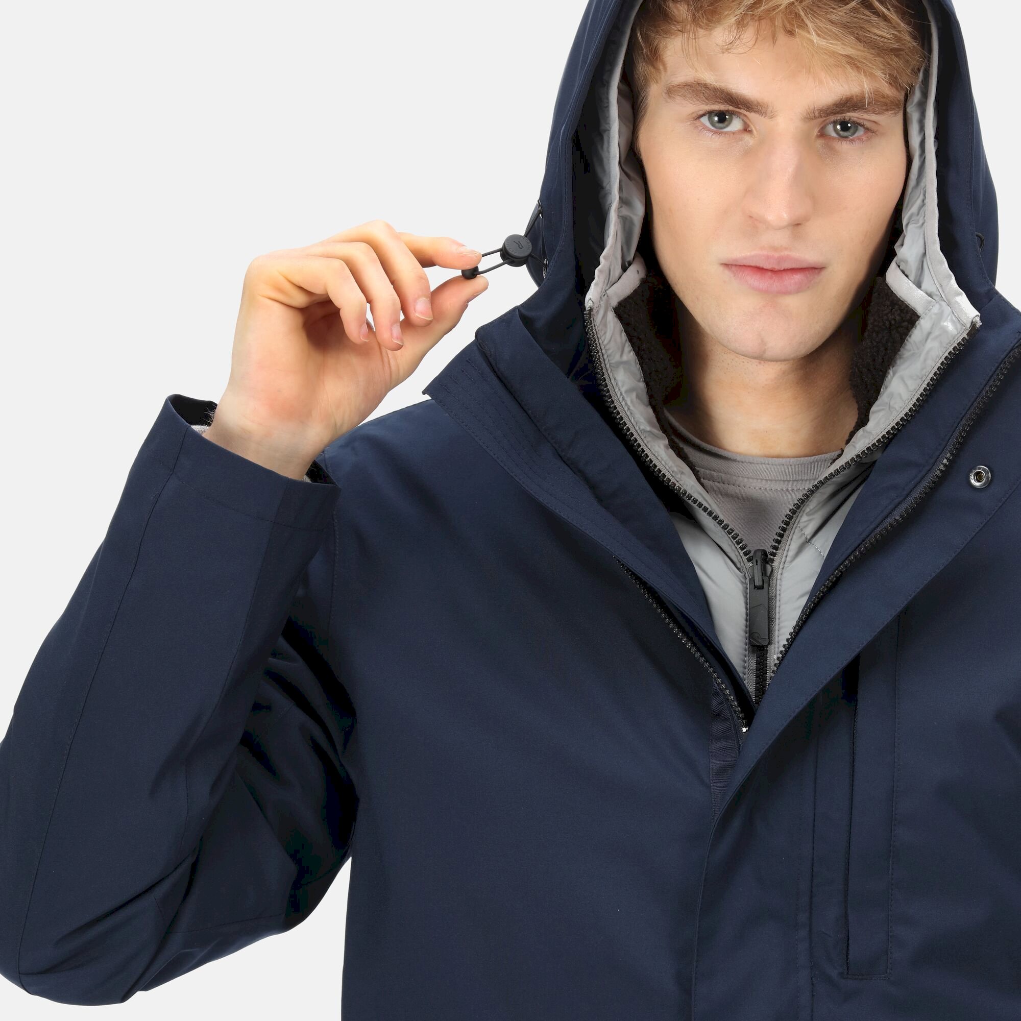 Men's Alessandro 3-In-1 Parka Jacket | Navy