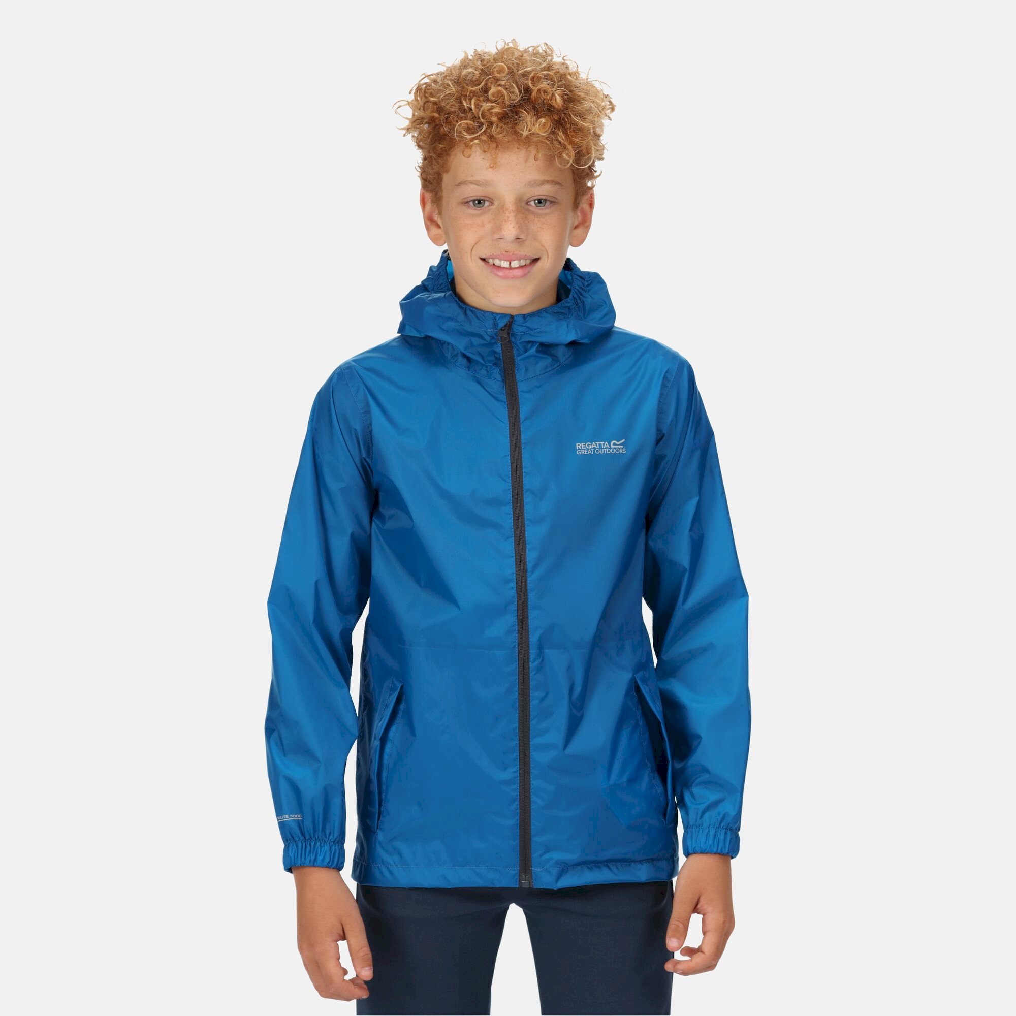 Kids' Pack It Waterproof Packaway Jacket | Imperial Blue