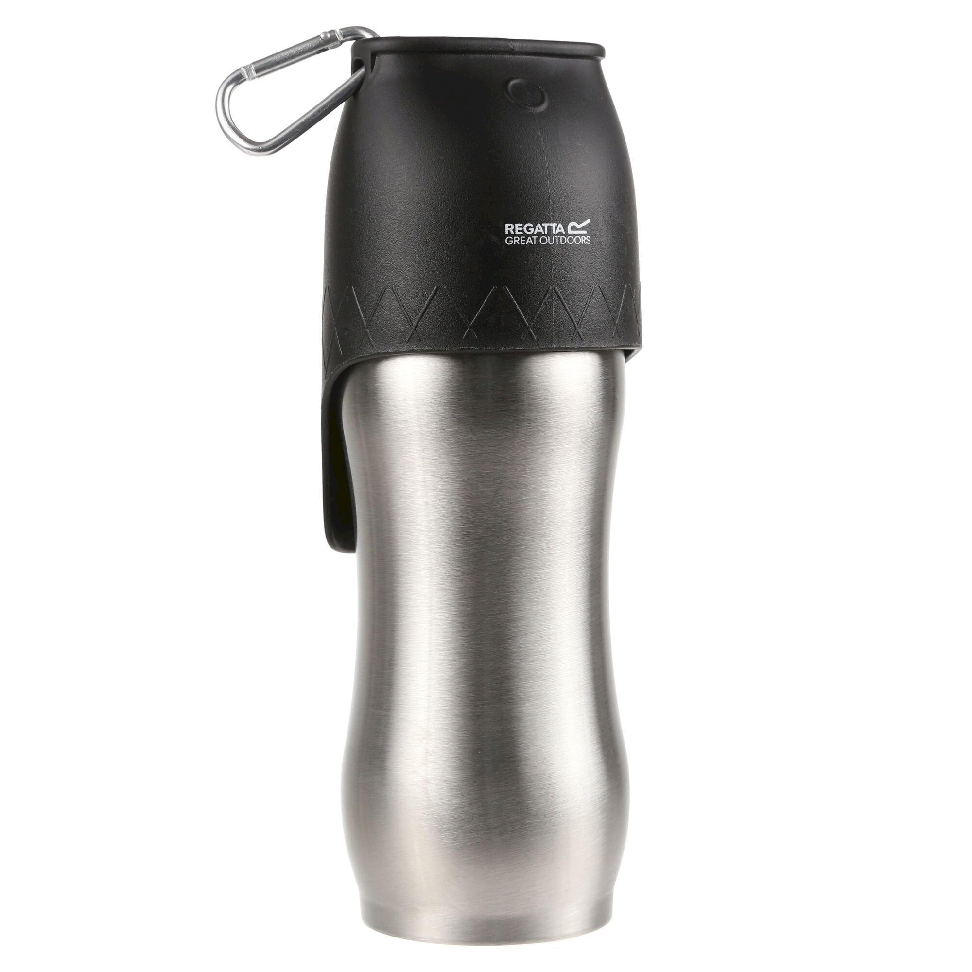 Dog Metal Travel Bottle 0.6L | Silver