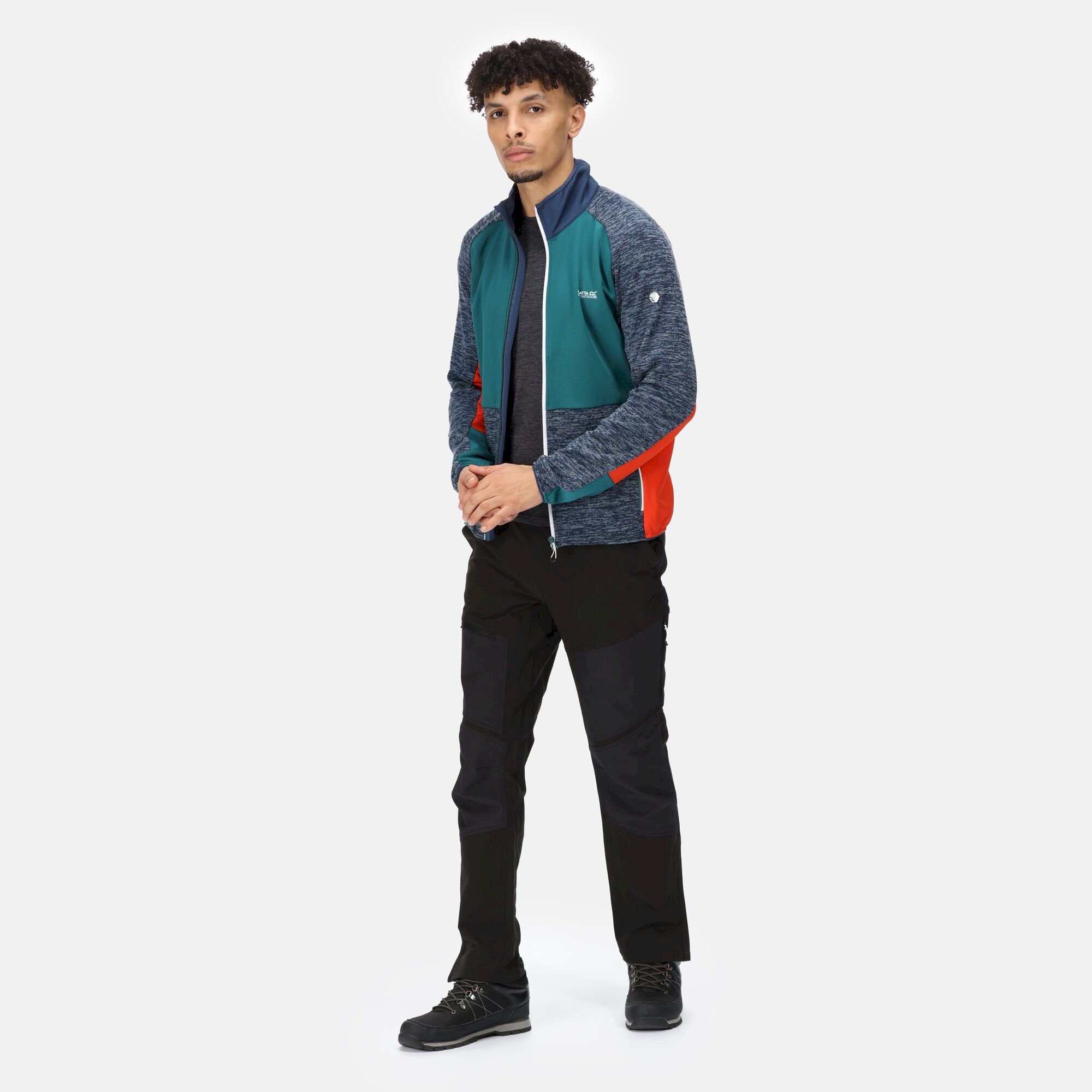 Men's Coladane IV Full Zip Fleece | Admiral Blue Pacific Green