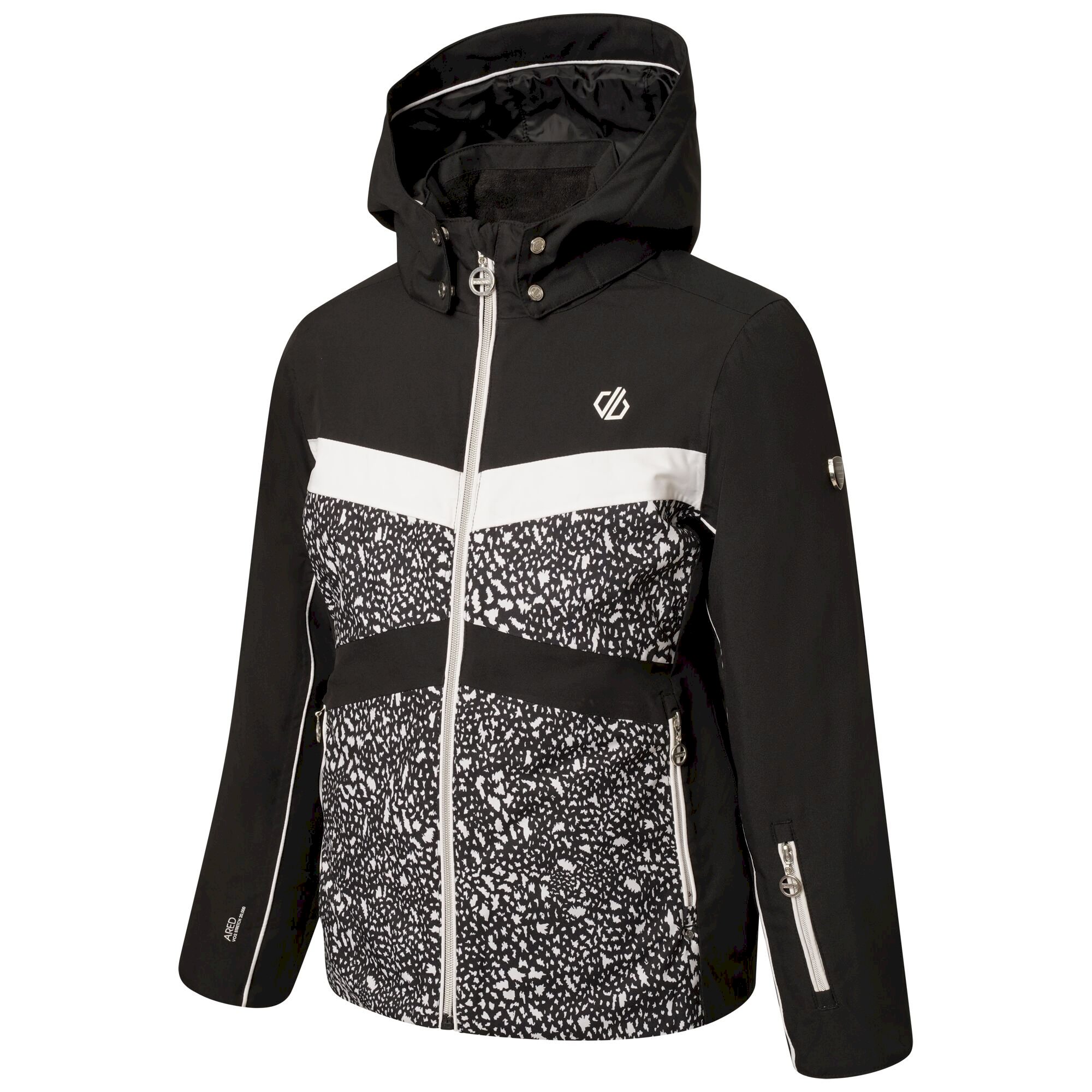 Dare 2b - Girls' Belief II Ski Jacket | Black White