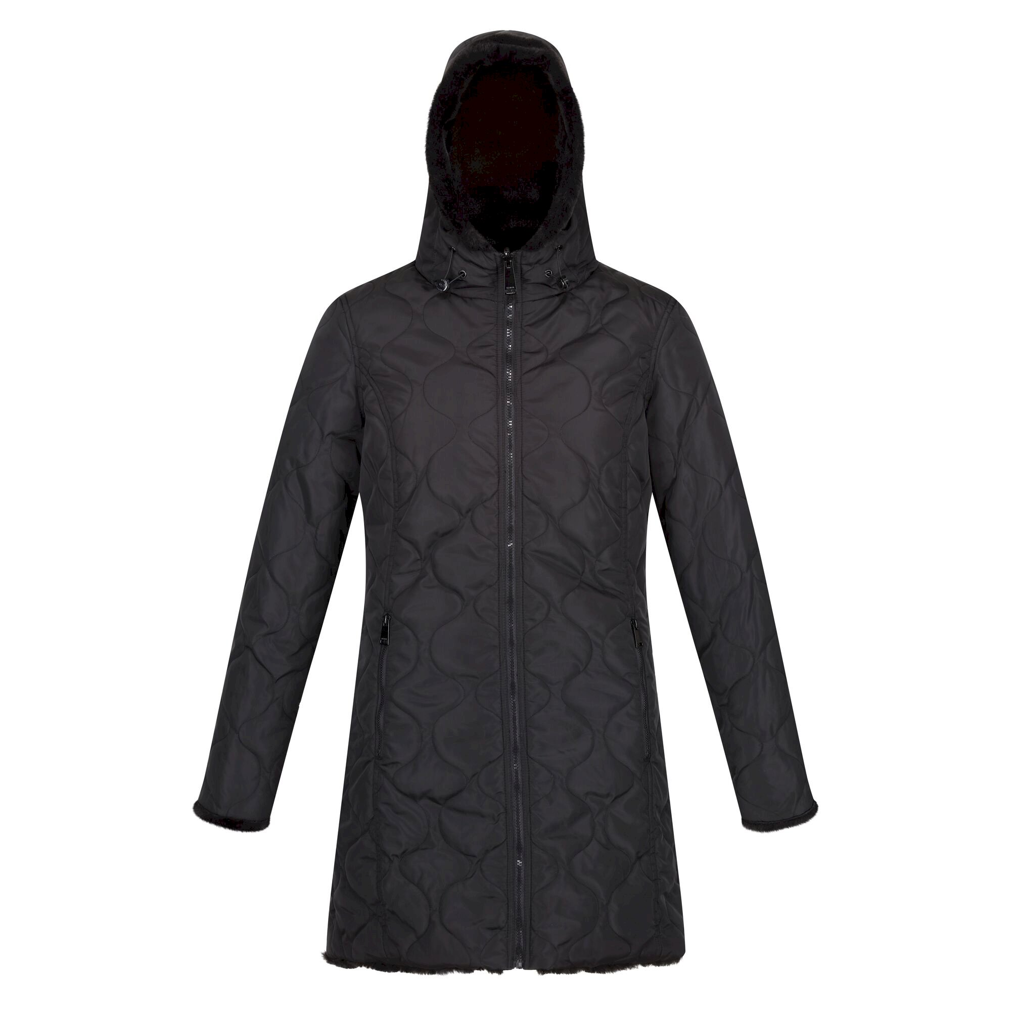 Women's Caileigh Reversible Parka Jacket | Black
