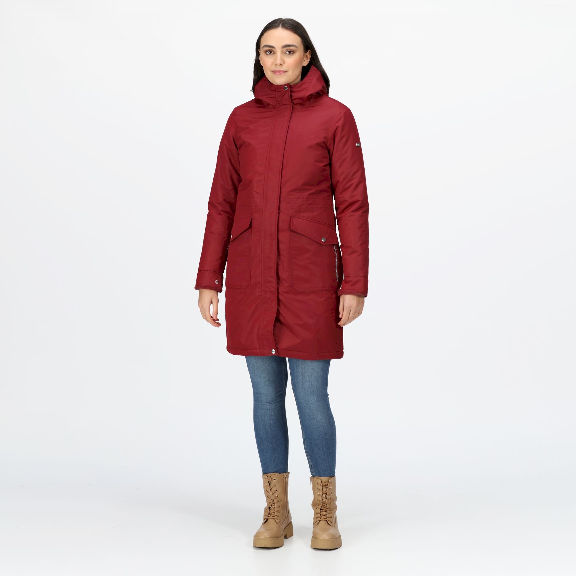 Women's Romine Waterproof Parka Jacket | Cabernet