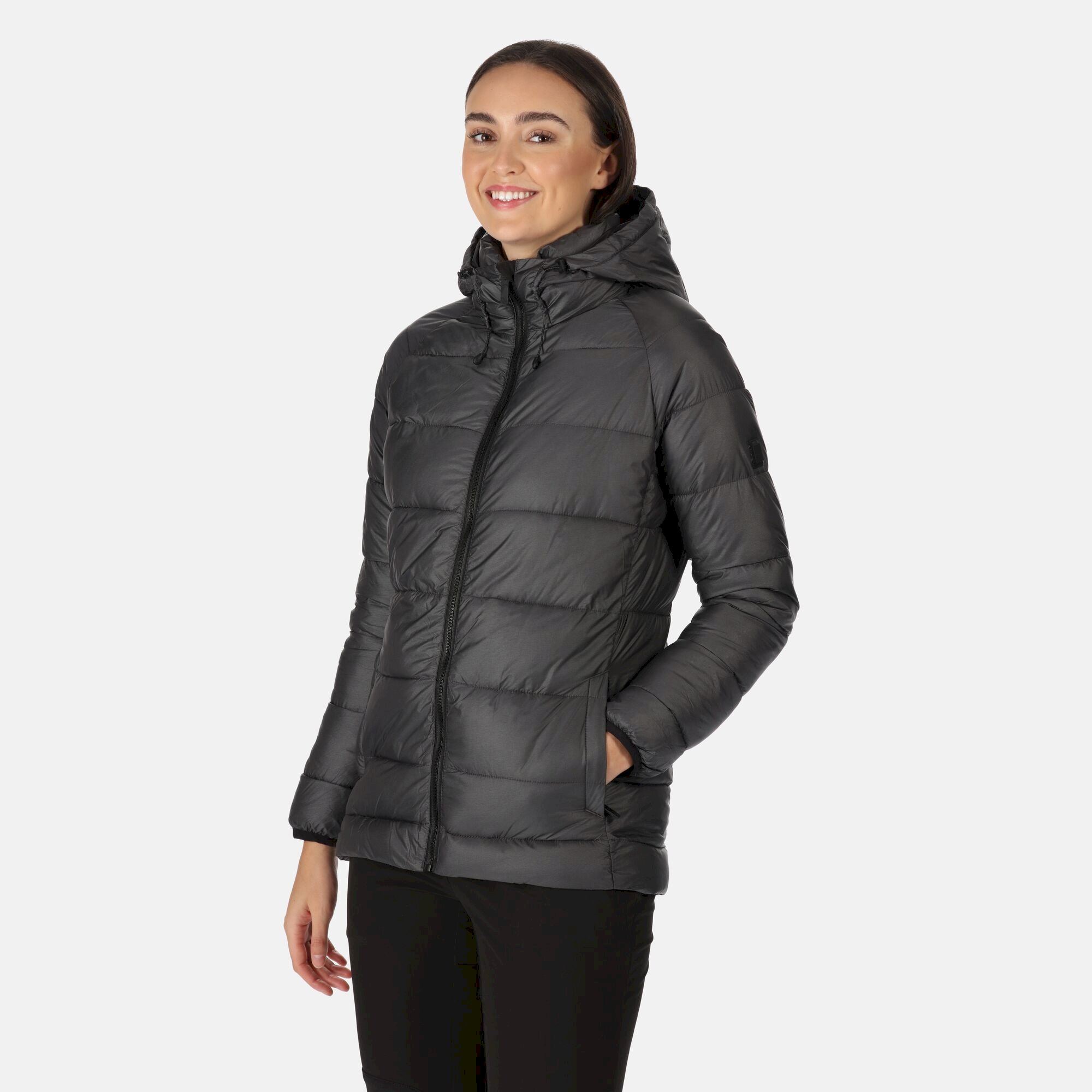Women's Toploft II Hooded Puffer Jacket | Black