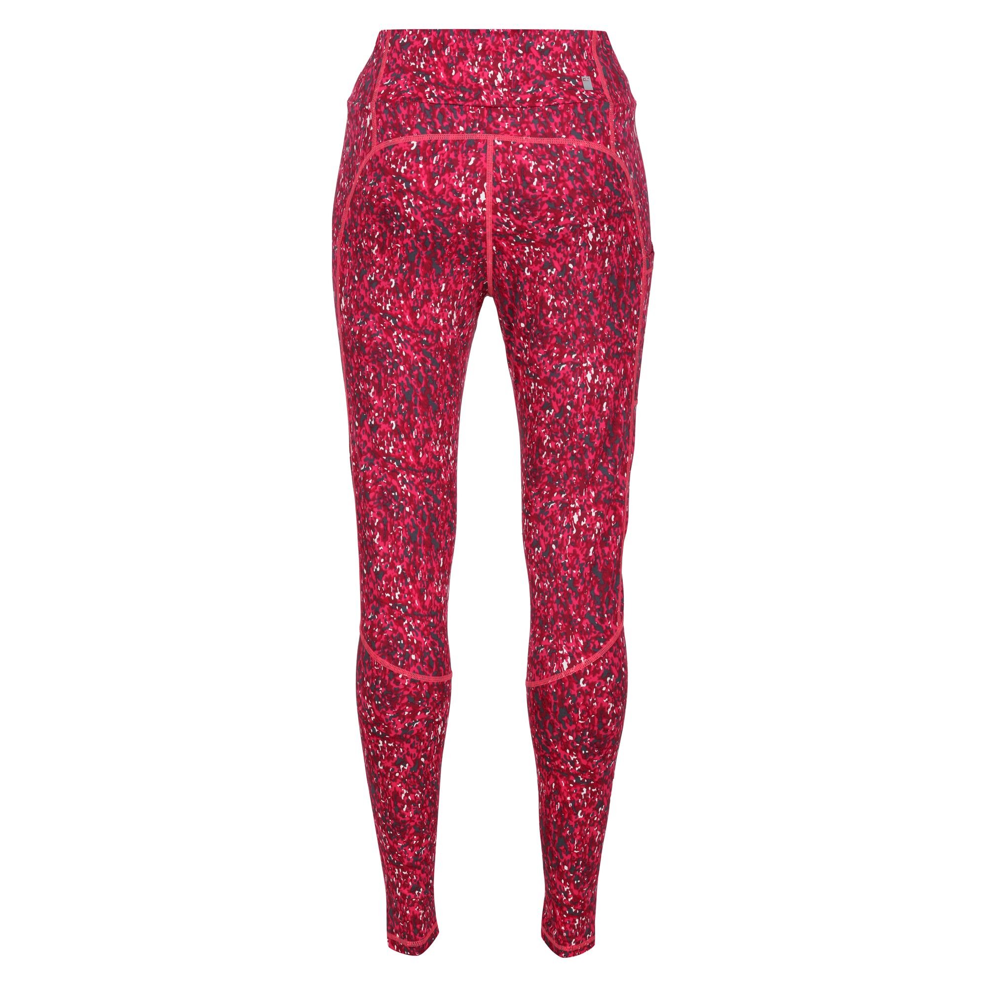Women's Holeen II Leggings | Berry Pink Abstract