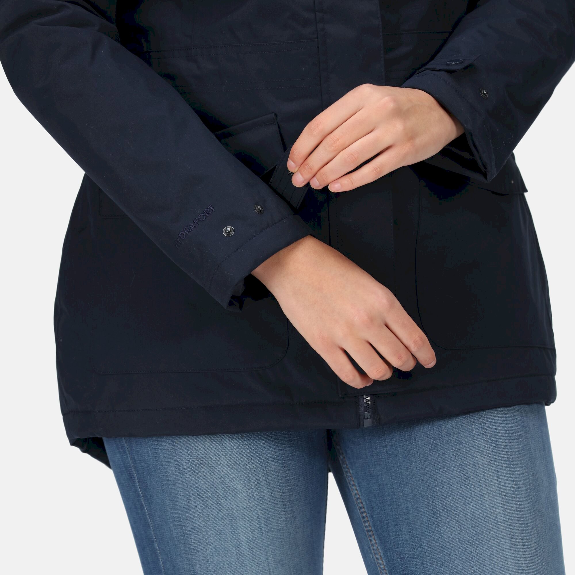 Women's Brigida Waterproof Insulated Jacket | Navy Check