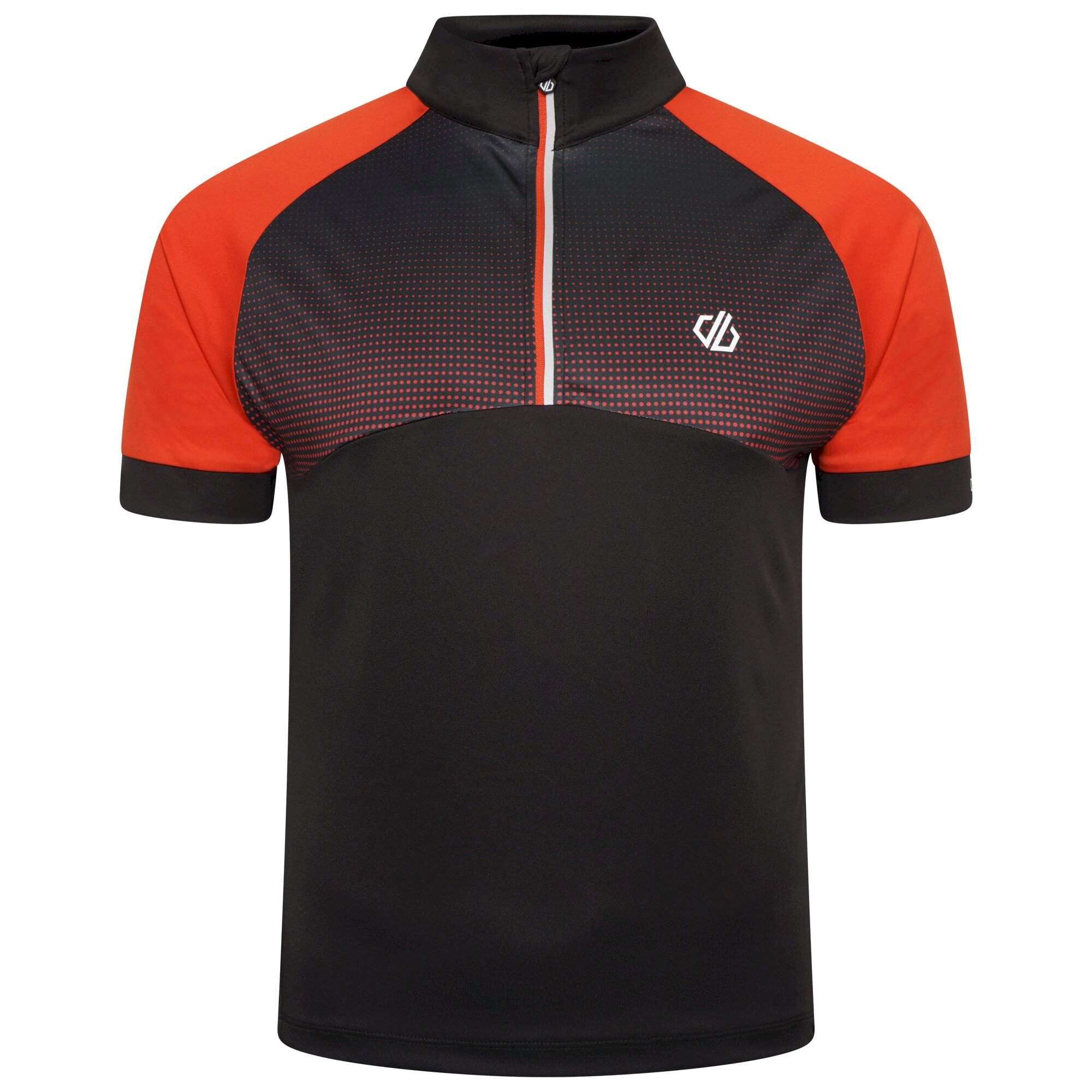 Dare 2b - Men's Stay The Course Half Zip Cycling Jersey | Trail Blaze Black