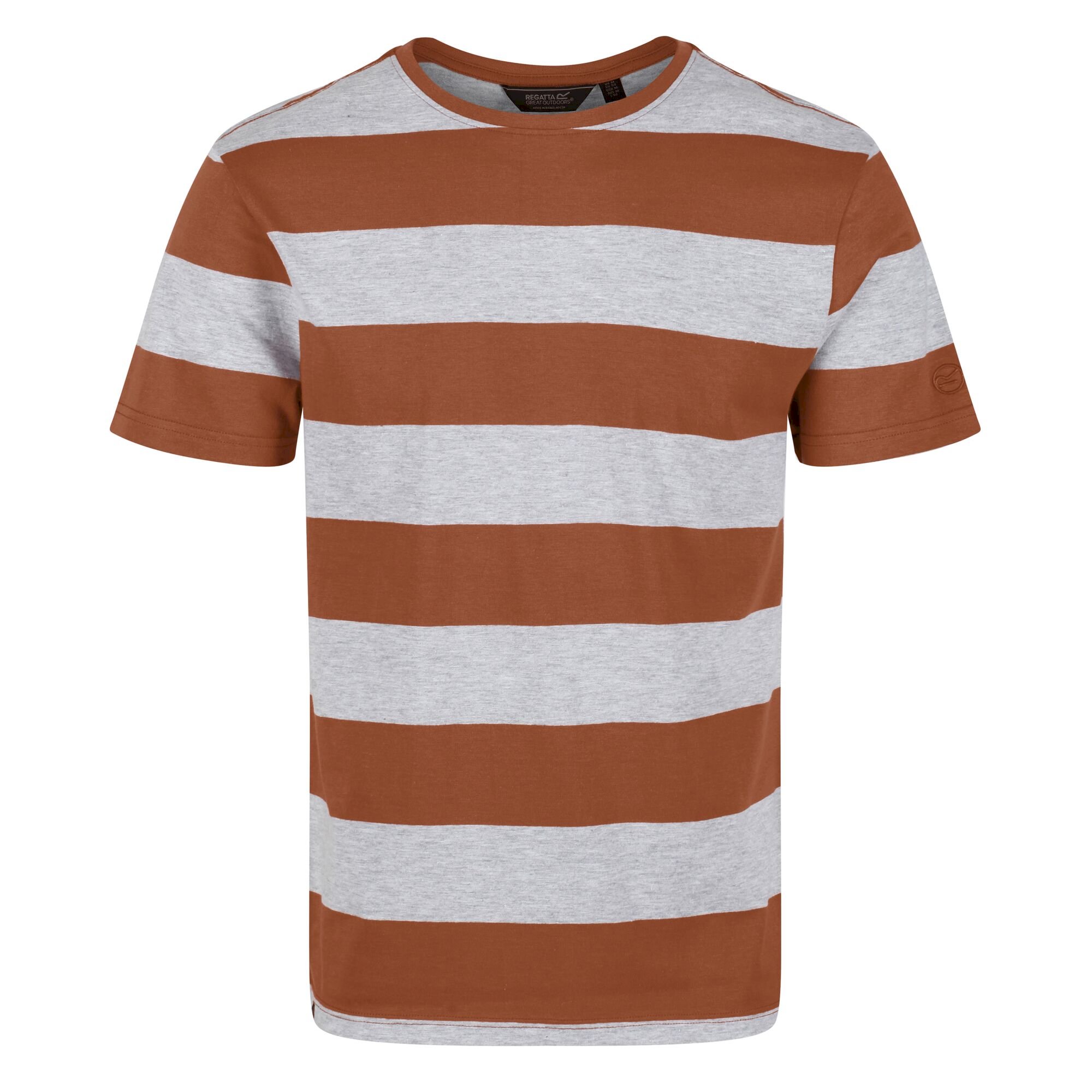 Men's Brayden Stripe T-Shirt | Gingerbread Stripe