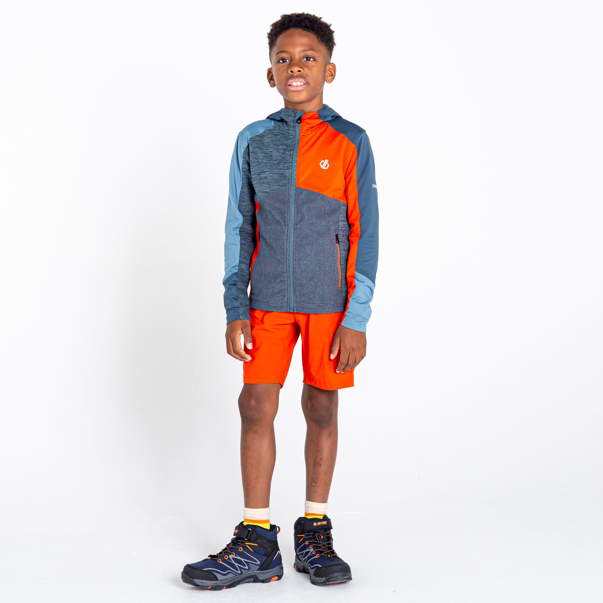 Dare 2b - Kids' Hero Recycled Core Stretch Midlayer | Bluestone Orion Grey