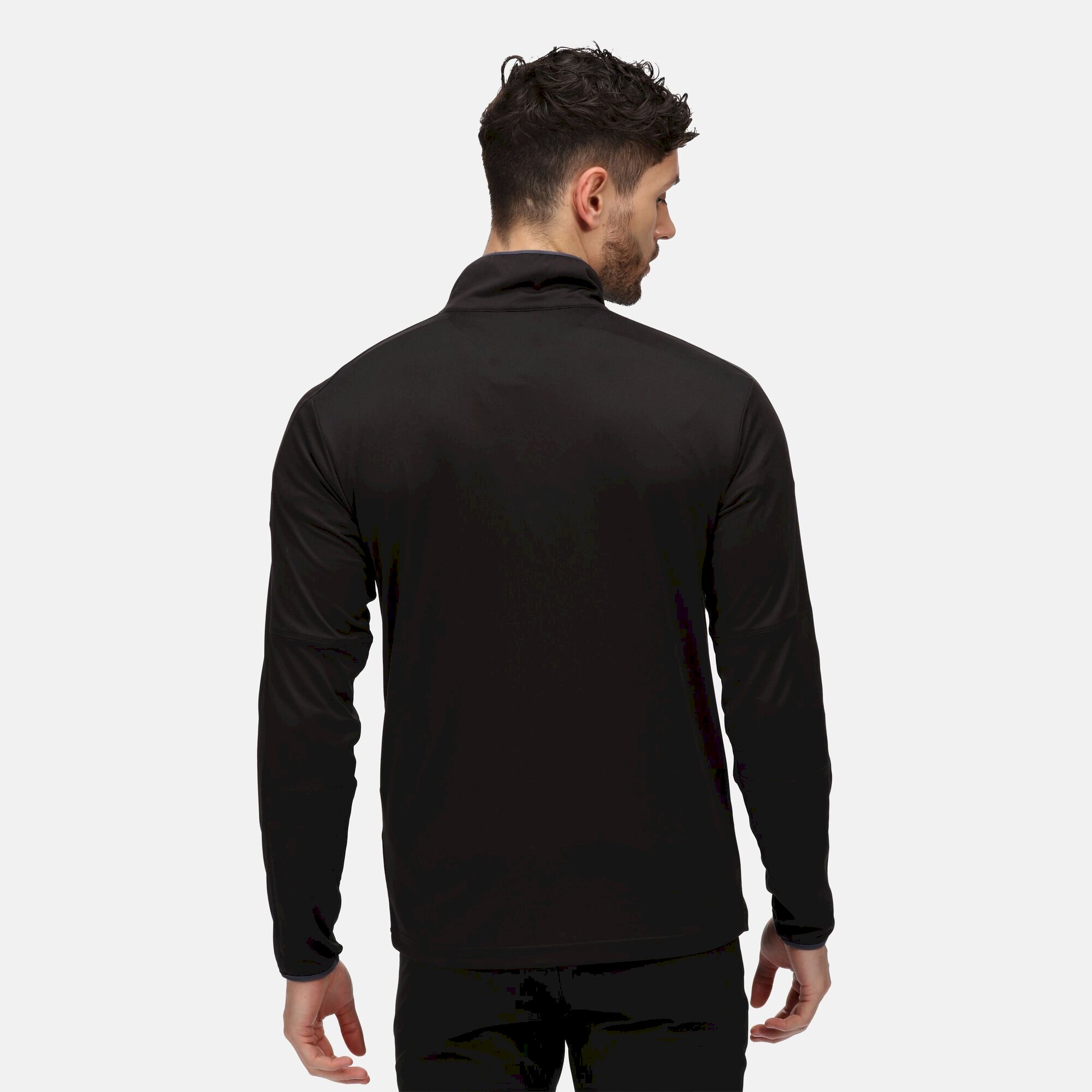 Men's Makhill Half Zip Stretch Midlayer | Black
