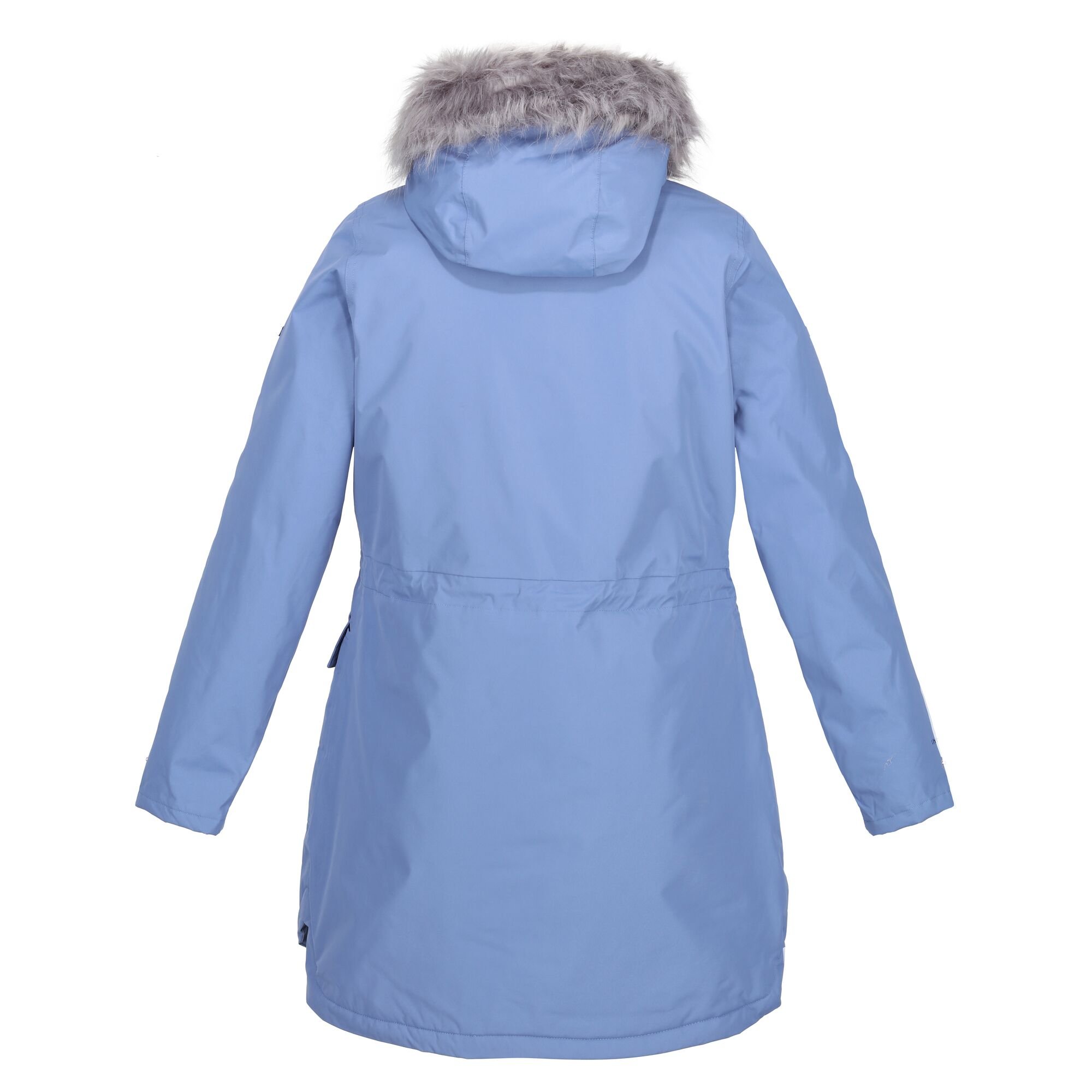 Women's Sabinka Fur Trim Parka Jacket | Slate Blue
