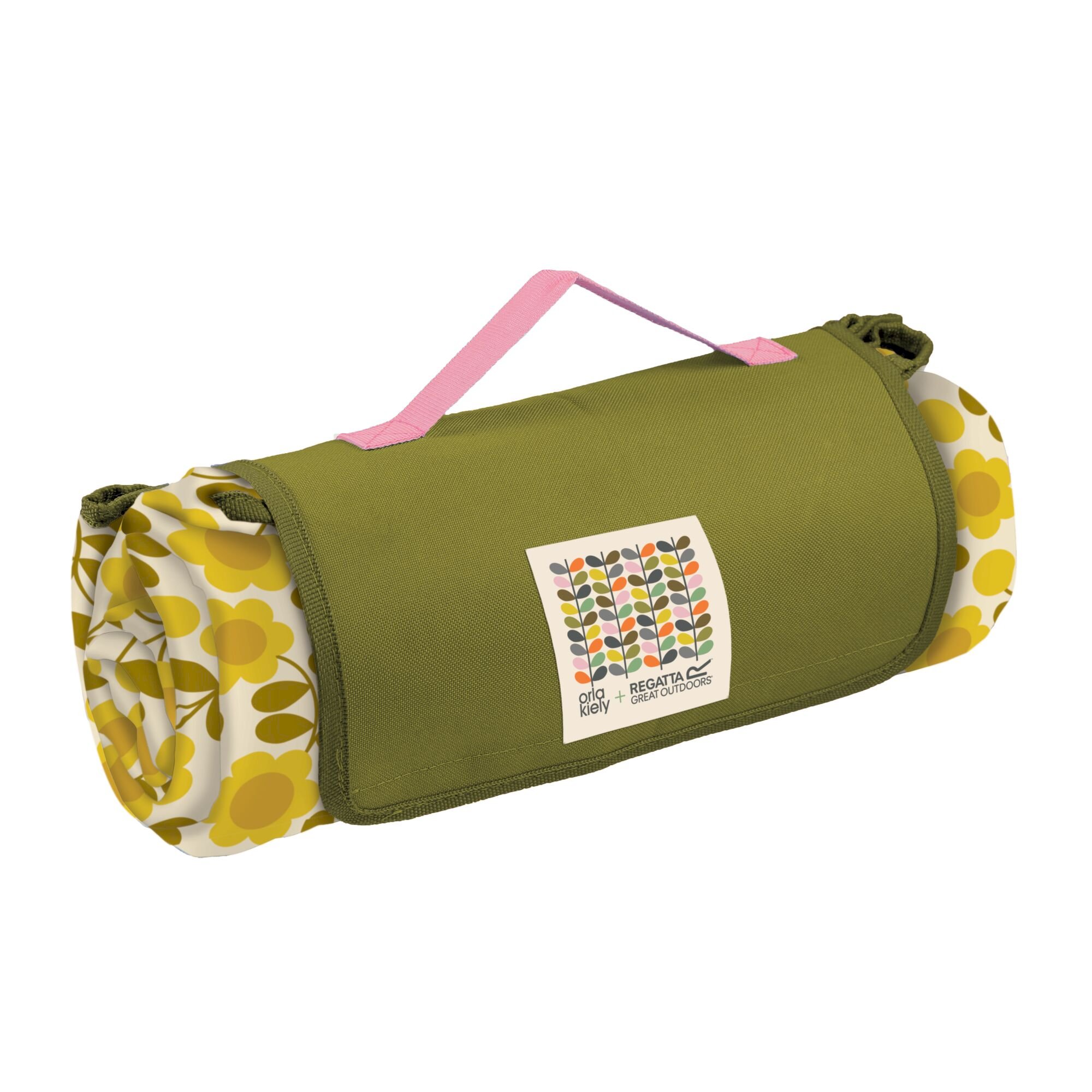 Orla Kiely Roll Away Picnic Blanket | Buttercup Floral