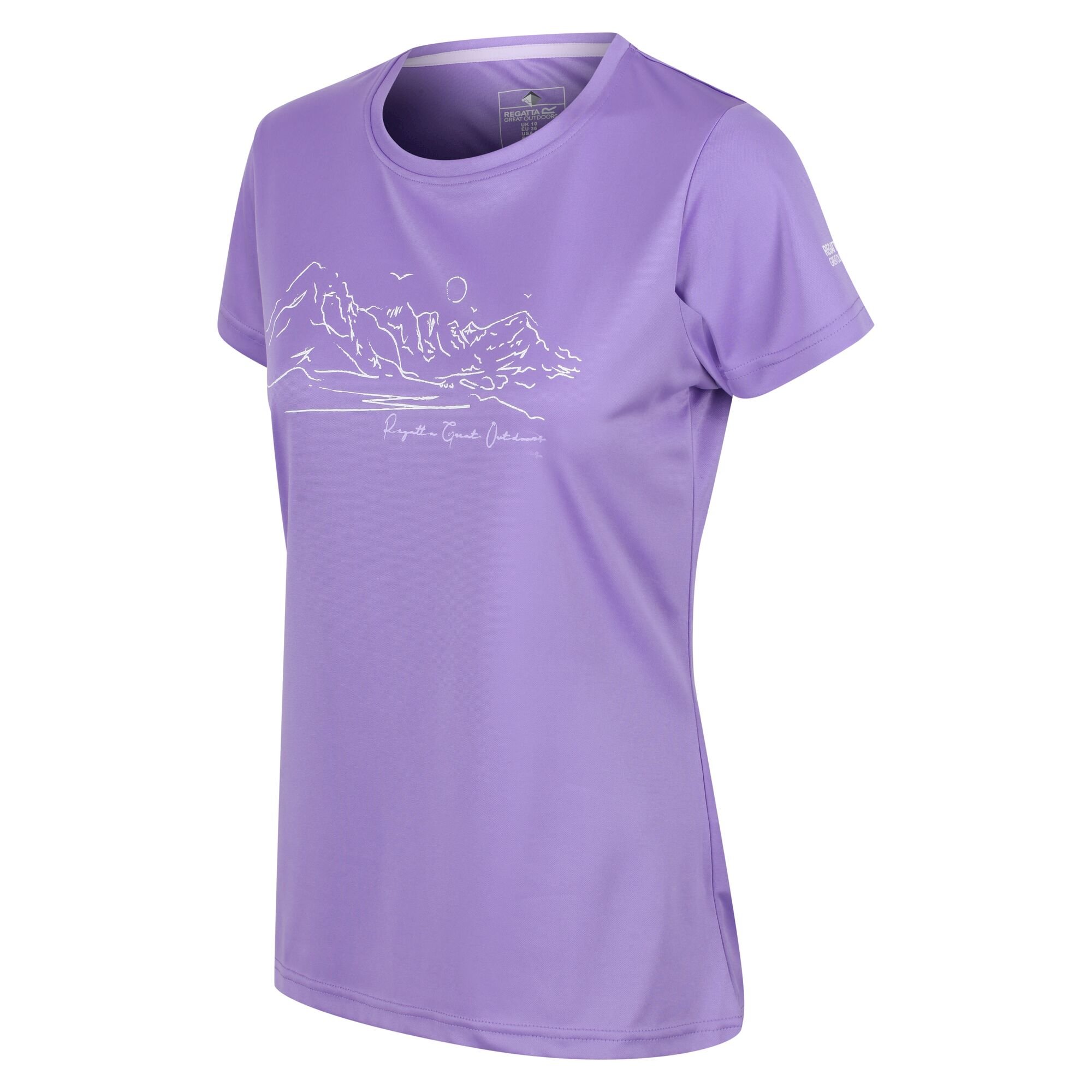 Women's Fingal VI Print T-Shirt | Light Amethys