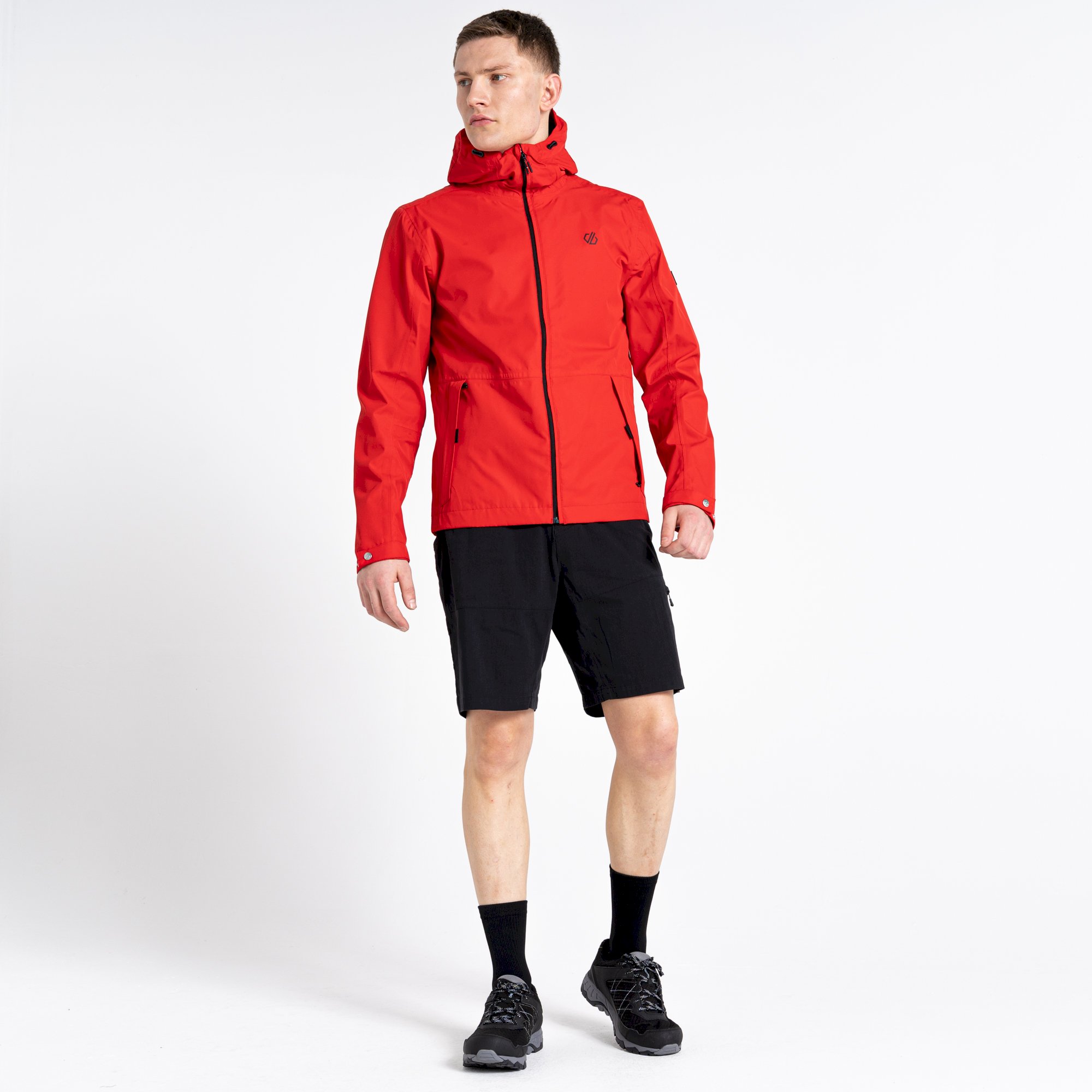 Dare 2b - Men's Stay Ready Recycled Waterproof Jacket | Danger Red