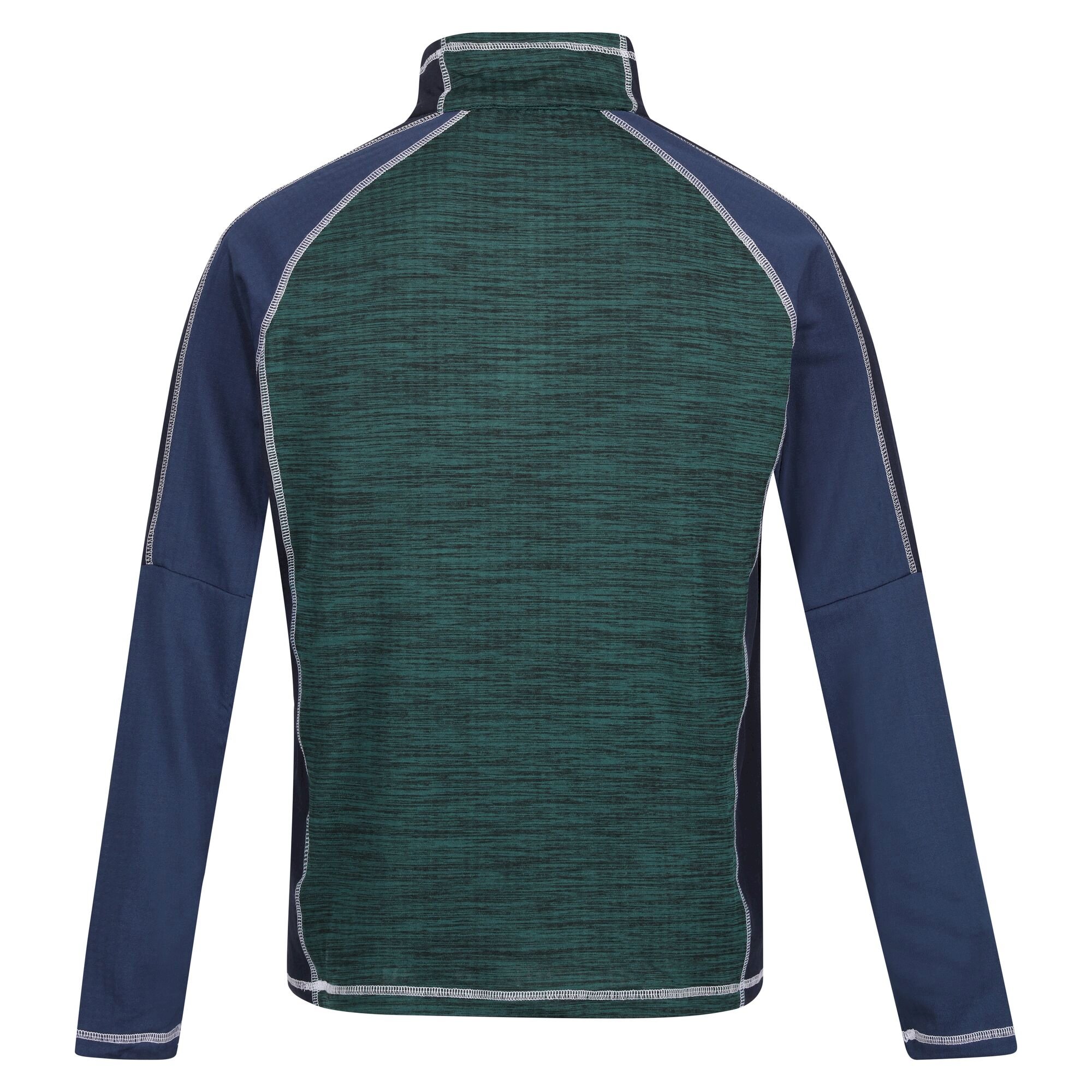 Men's Hepley Half Zip Lightweight Fleece | Pacific Green Admiral Blue