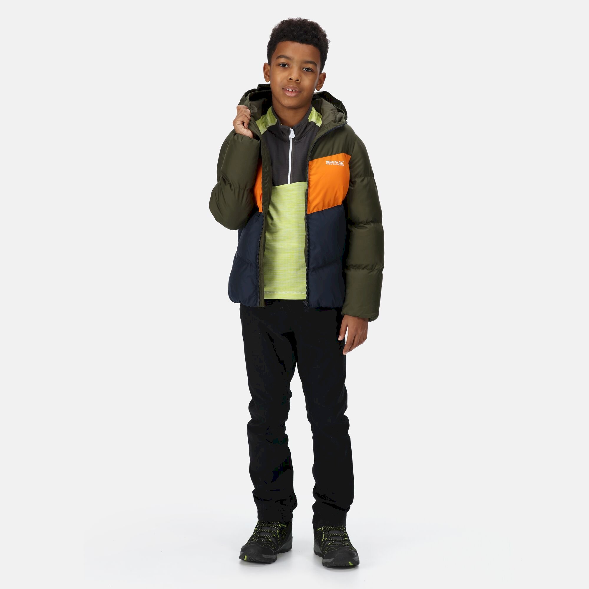 Kids' Lofthouse VI Insulated Jacket | Dark Khaki Autumn Maple