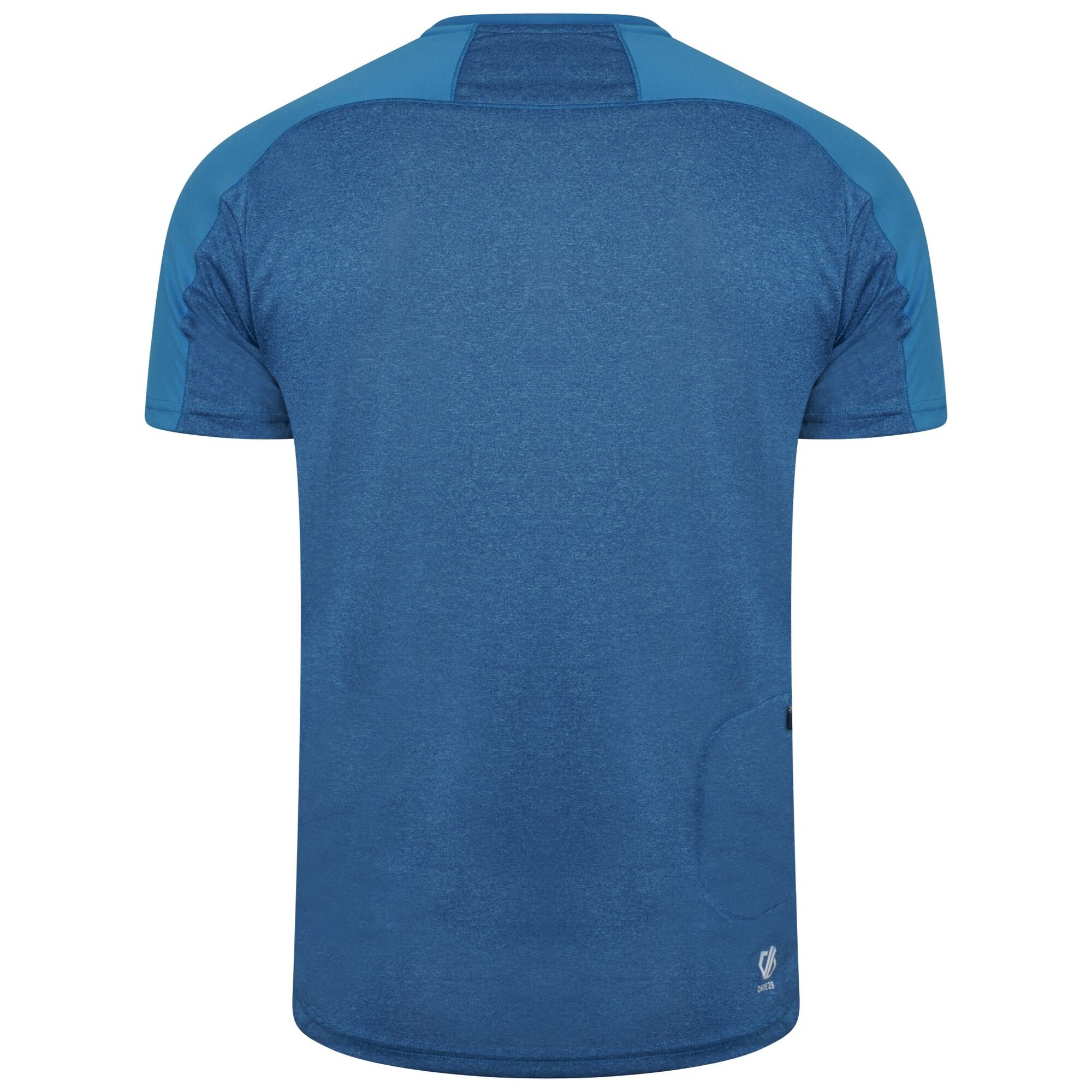 Dare 2b - Men's Aces II Half Zip lightweight Jersey | Petrol Blue Methyl Blue