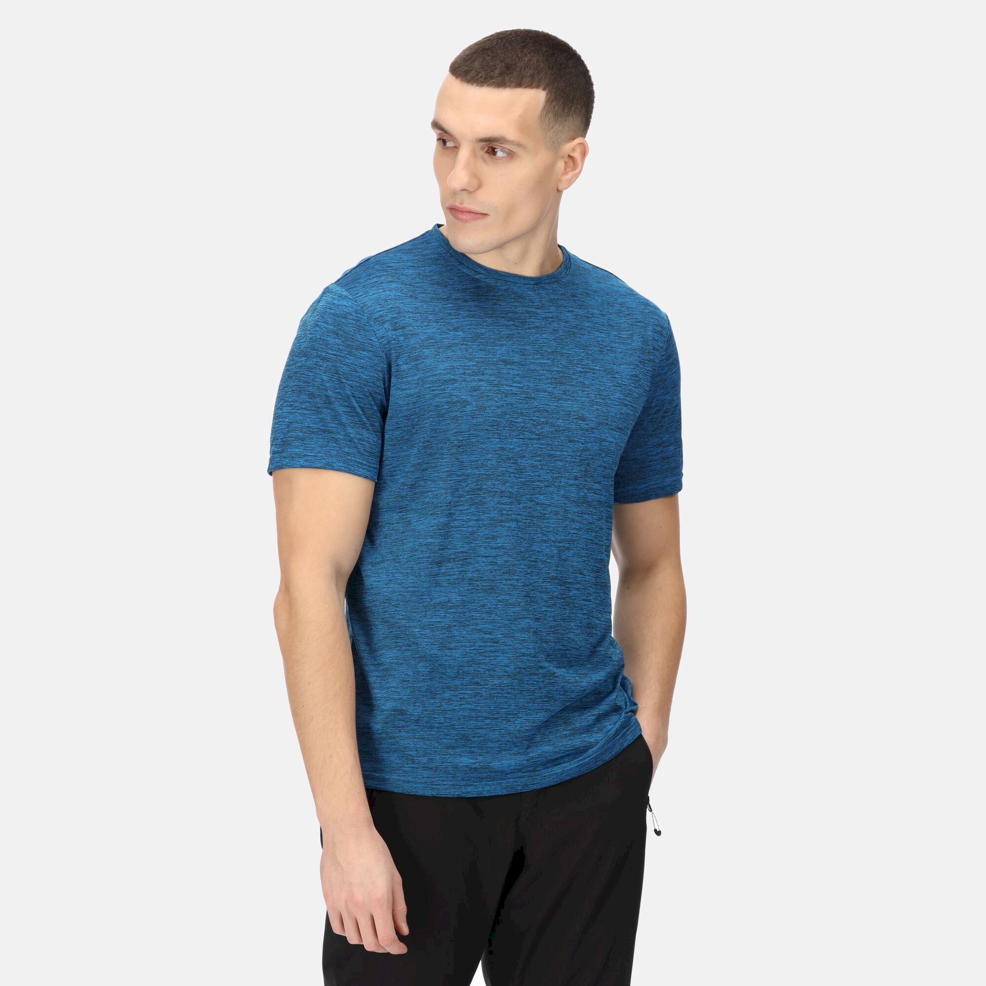 Men's Fingal Edition Marl T-Shirt | Skydiver Blue