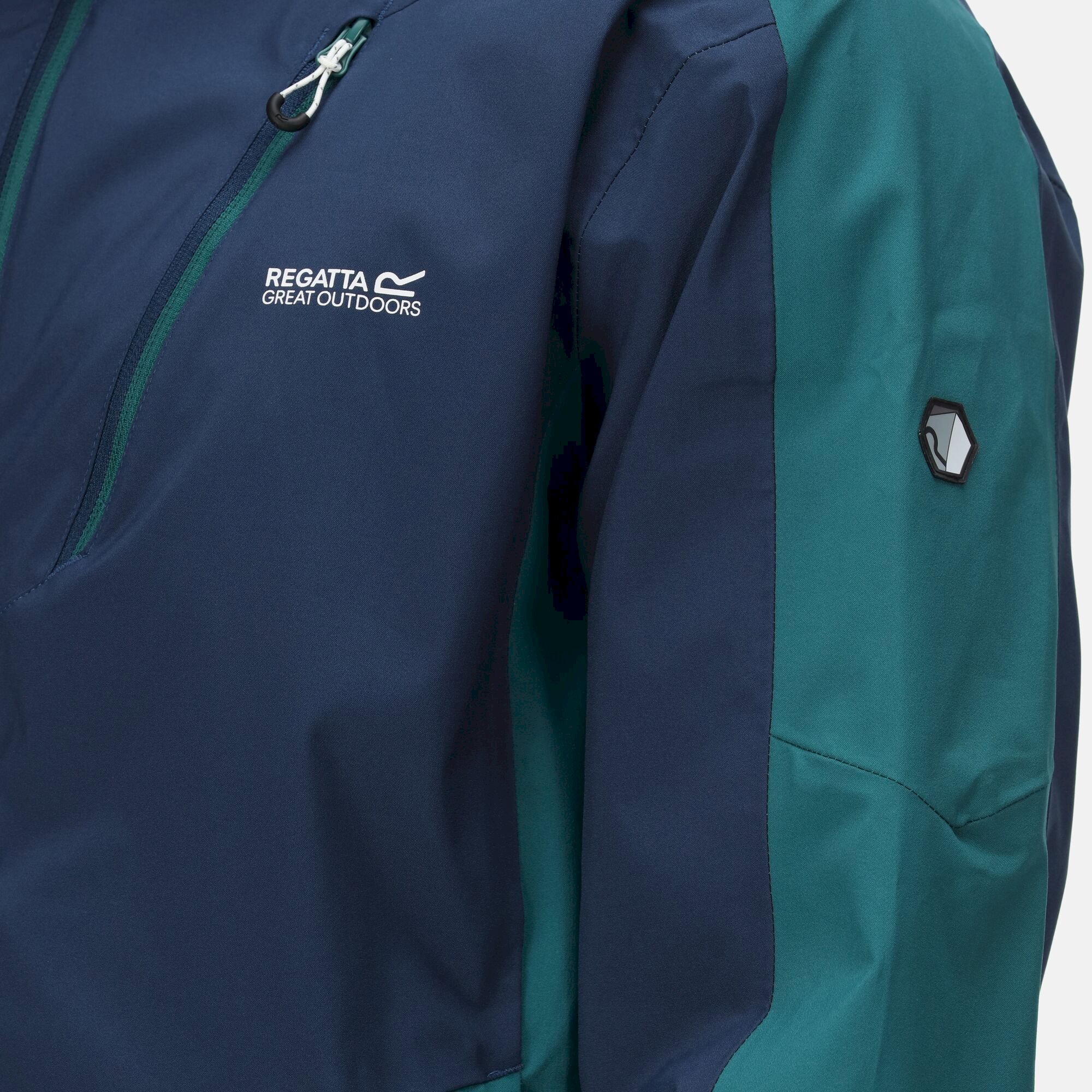 Men's Highton Stretch II Waterproof Jacket | Admiral Blue Pacific Green