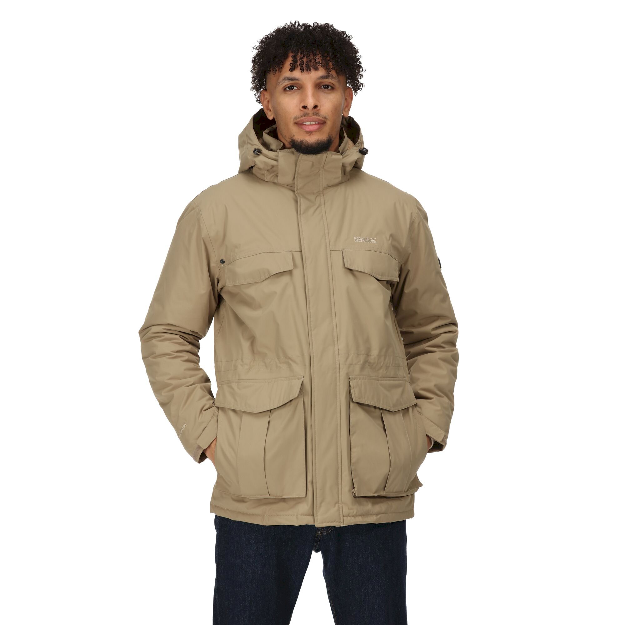 Men's Palben Waterproof Insulated Parka Jacket | Gold Sand