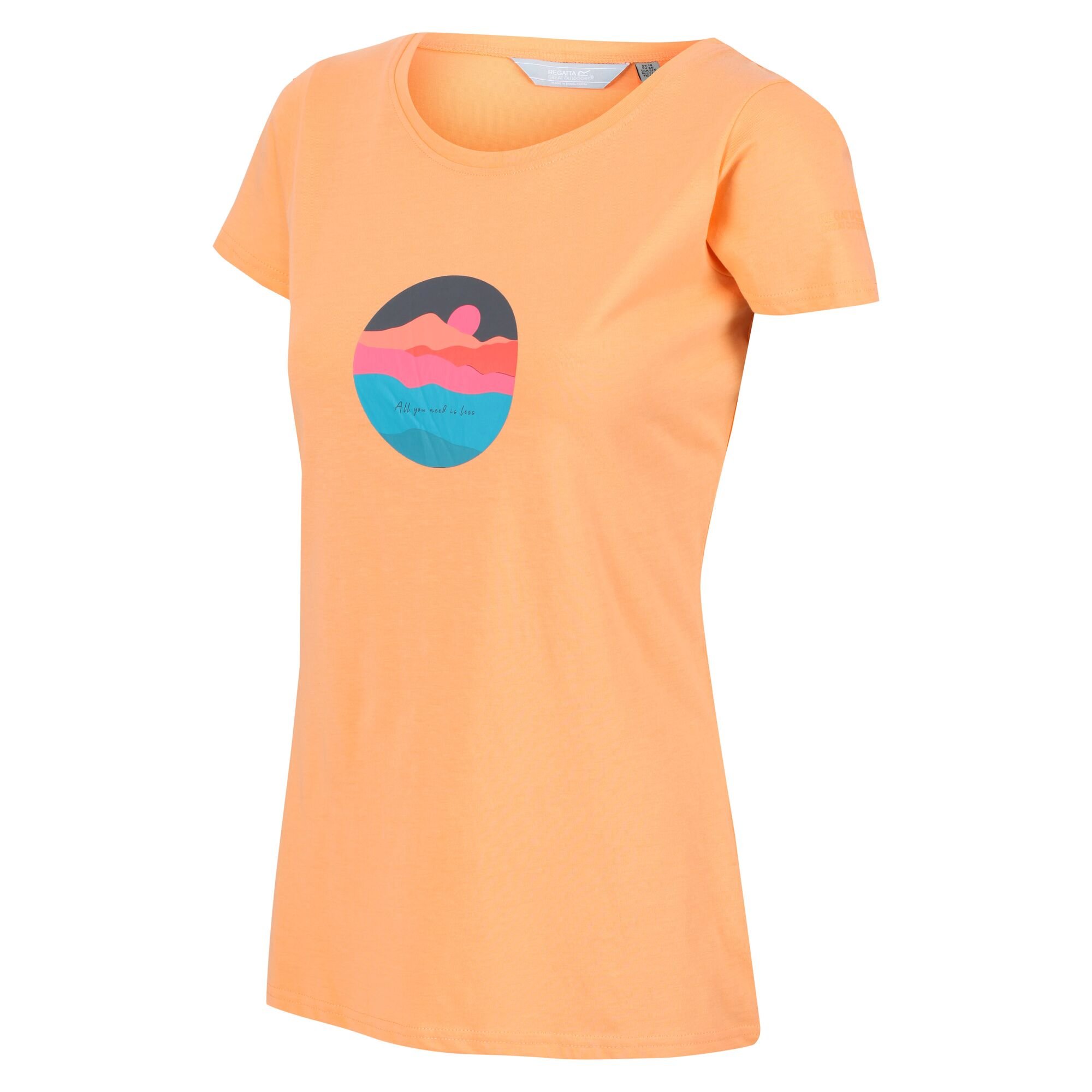 Women's Breezed II Print T-Shirt | Papaya