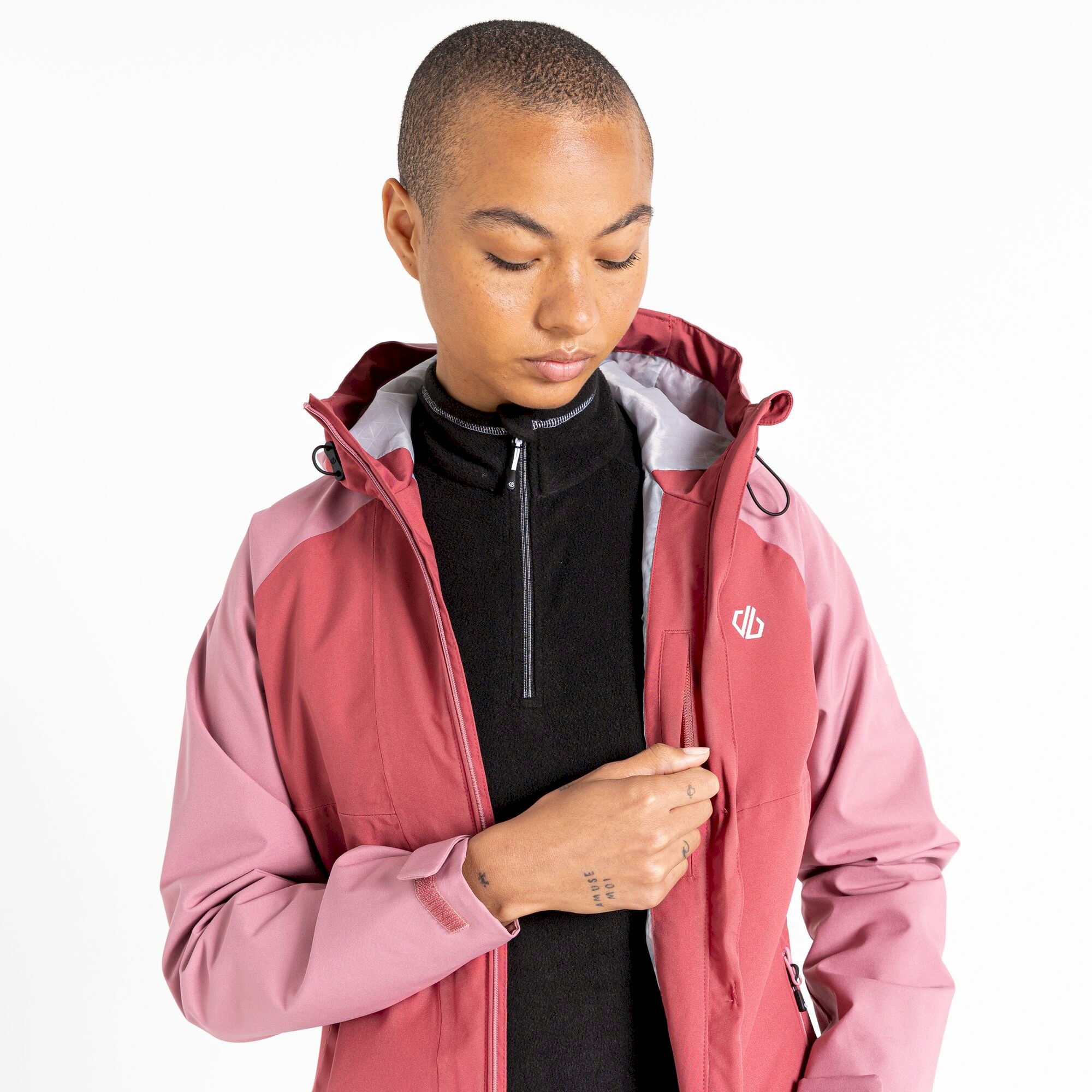 Dare 2b - Women's Veritas Era Recycled Waterproof Jacket | Earth Rose