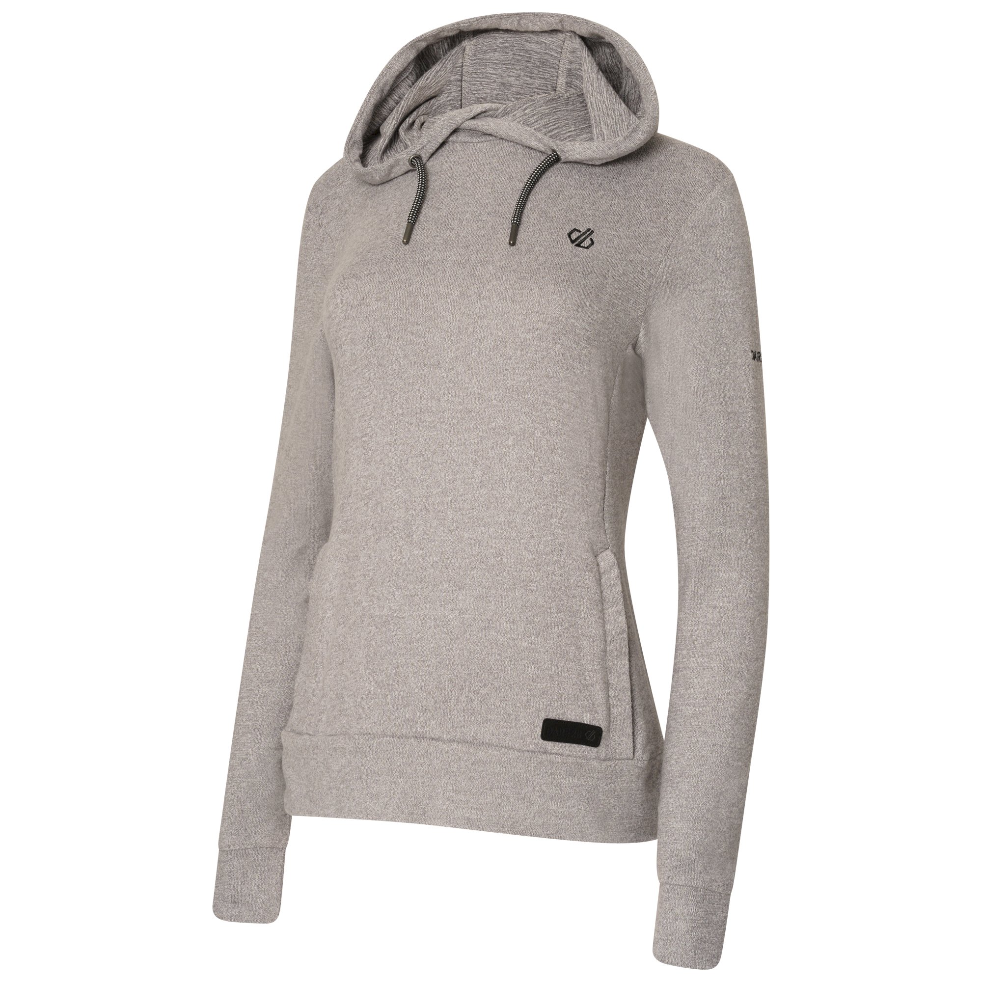 Dare 2b - Women's Out & Out Overhead Hooded Fleece | Ash Grey Marl
