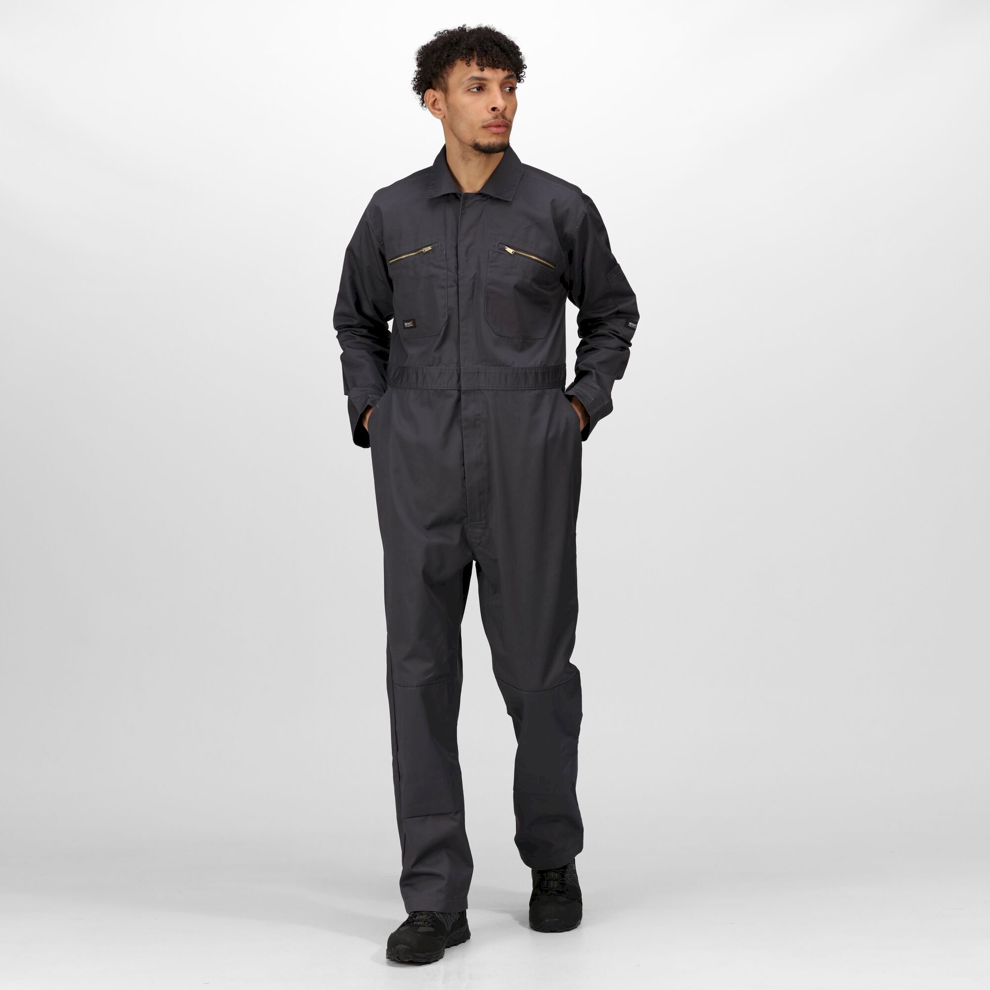 Men's Zip Fasten Coverall | Seal Grey
