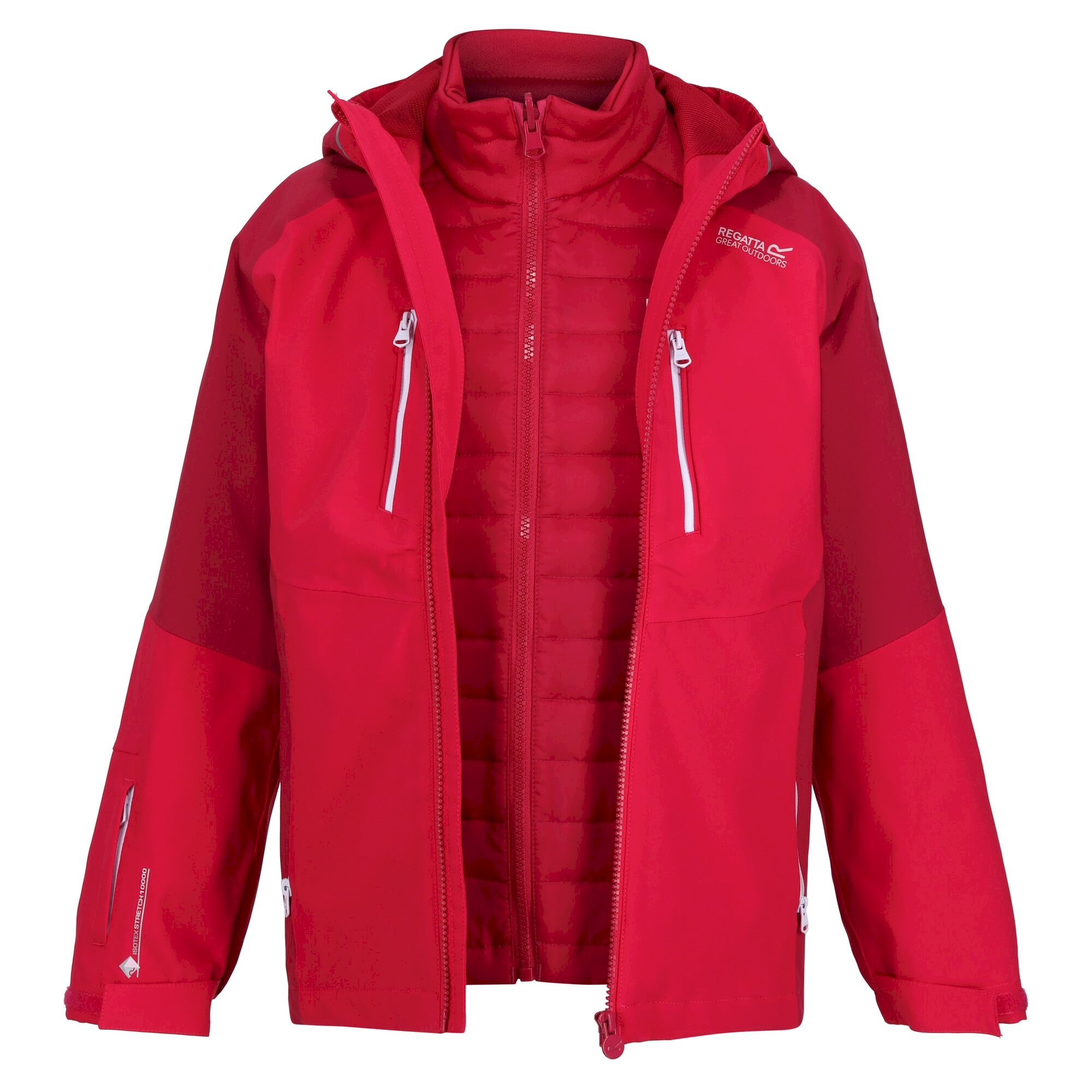 Kids' Hydrate VII 3-In-1 Waterproof Jacket | Pink Potion Berry Pink