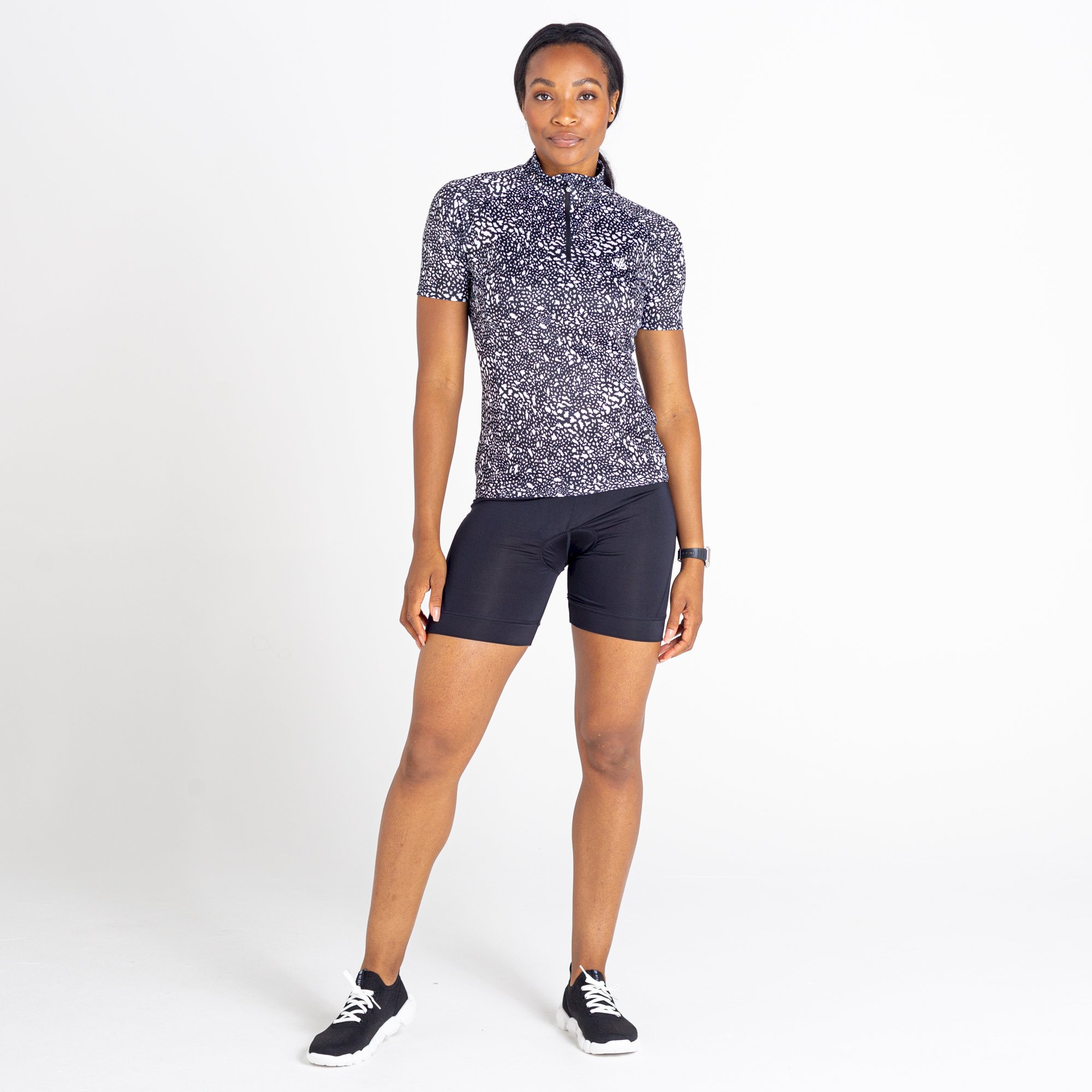 Dare 2b - Women's Persist Lightweight Jersey | Black White Dot Print