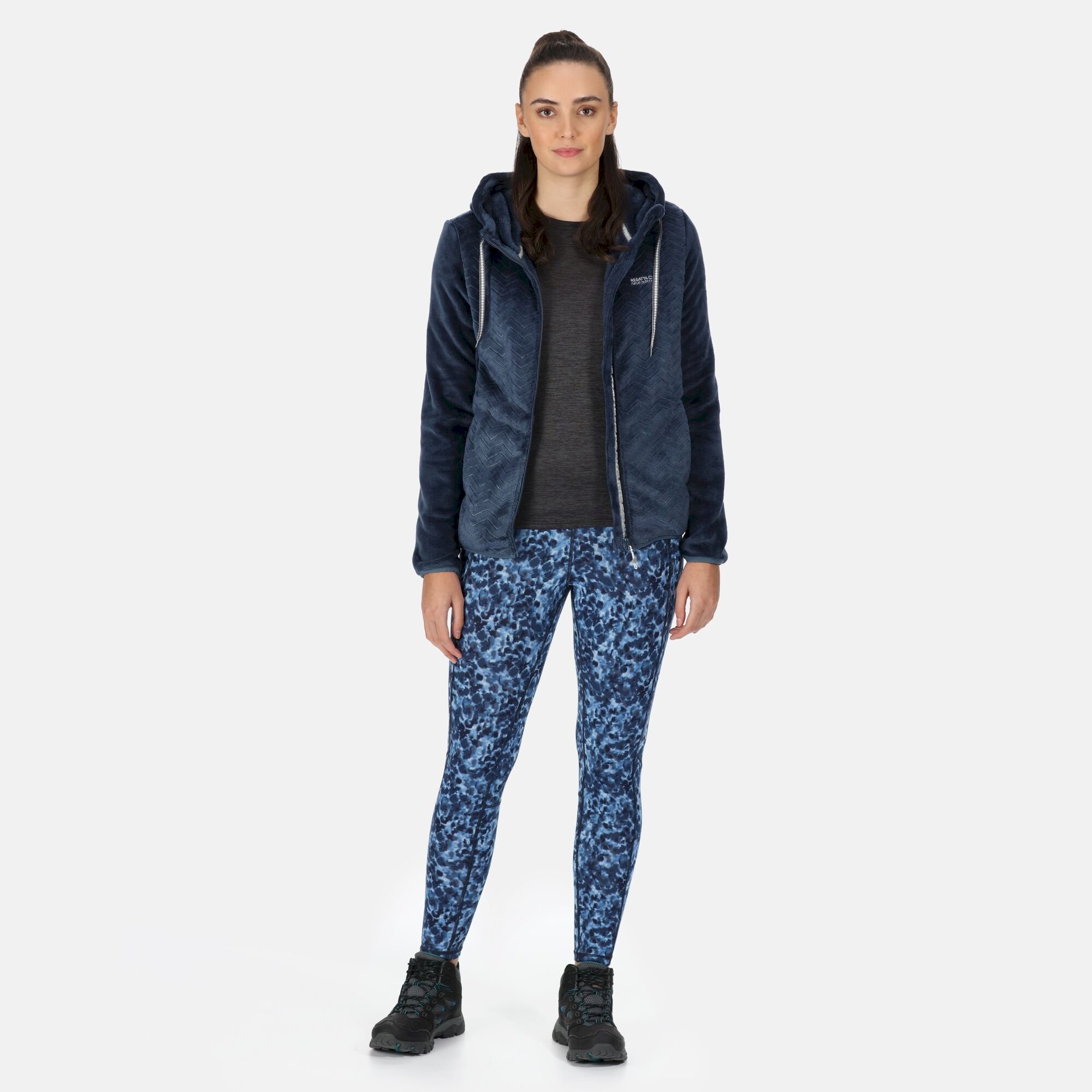 Women's Julissa II Fluffy Full Zip | Dark Denim
