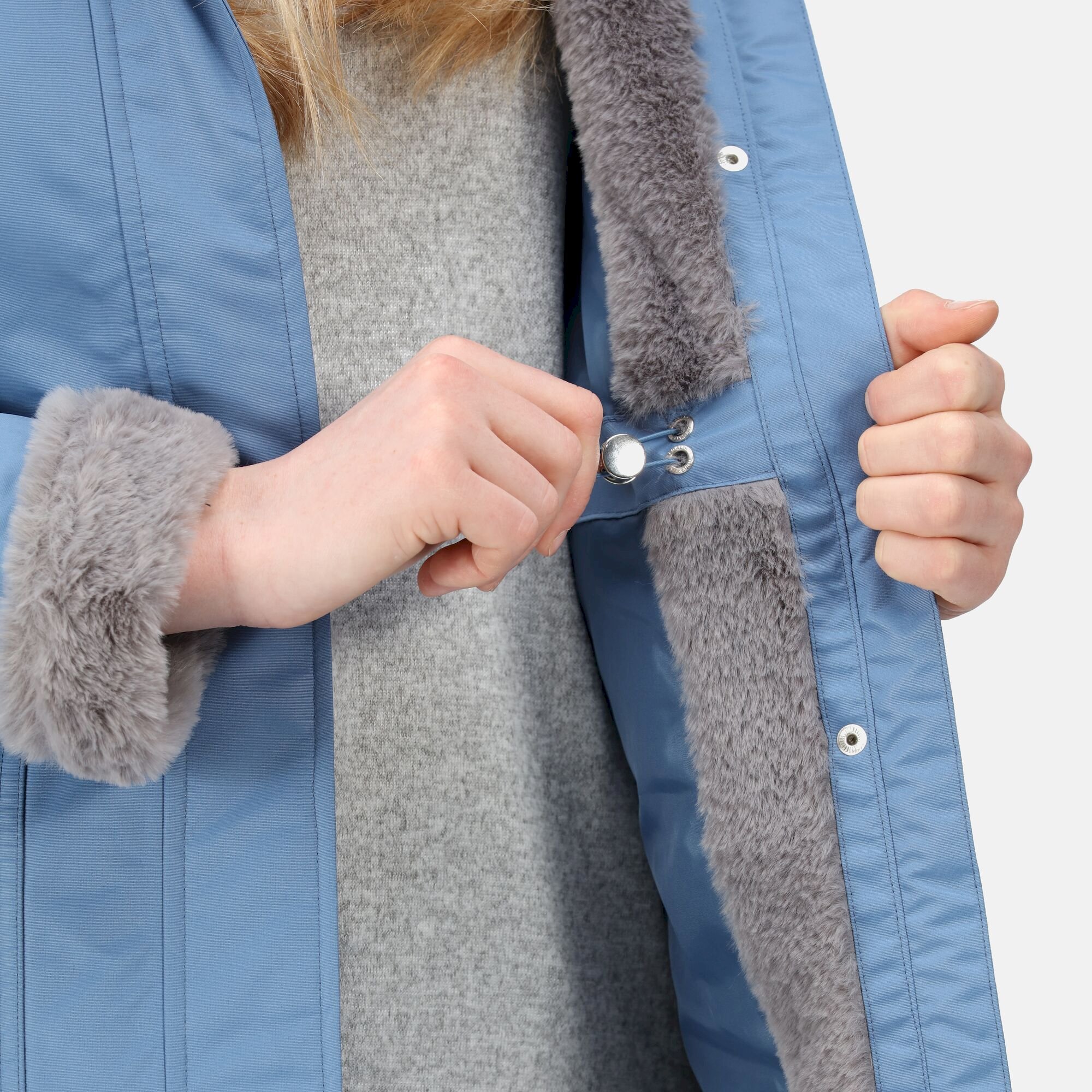 Women's Romine Waterproof Parka Jacket | Slate Blue