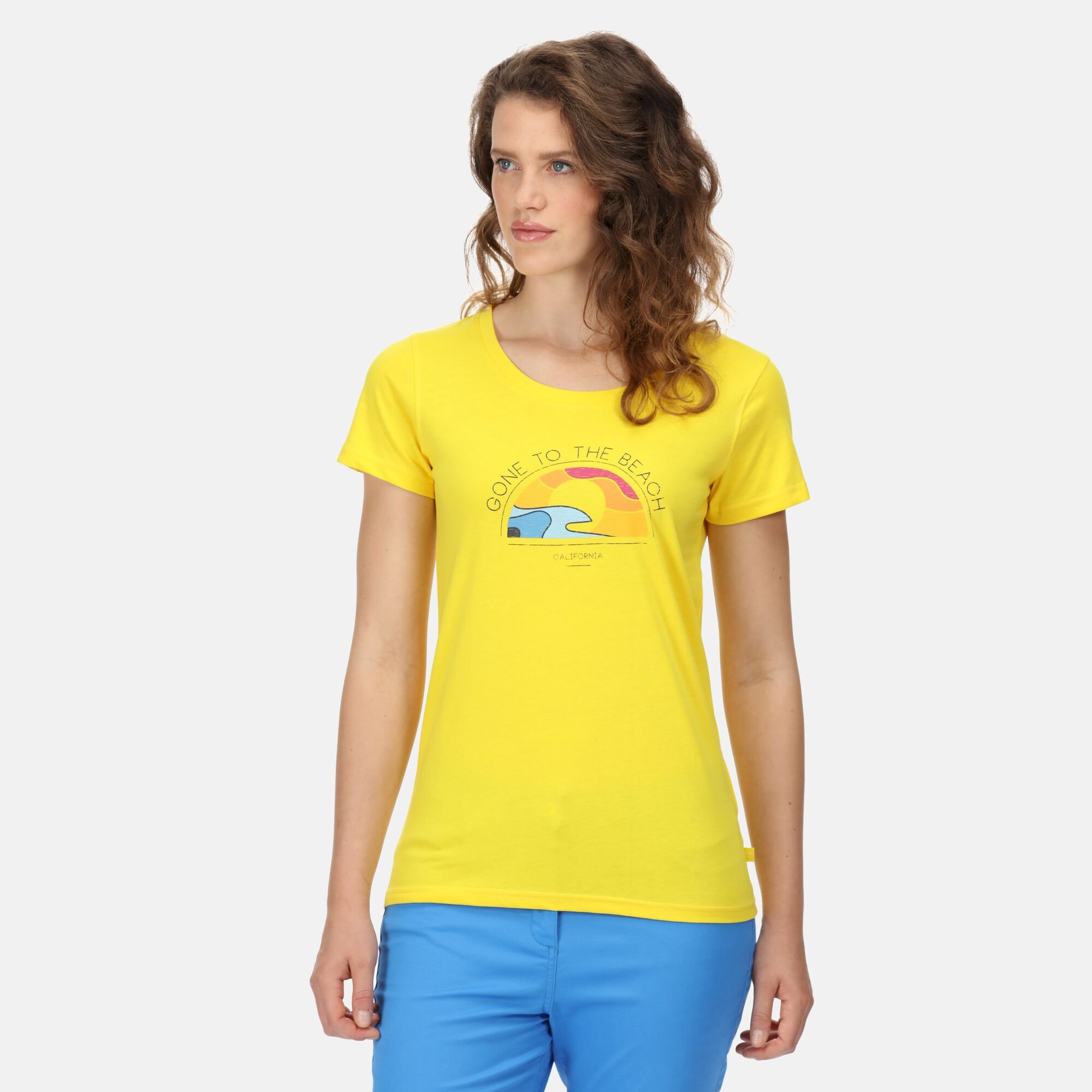 Women's Filandra VI Print T-Shirt | Maize Yellow