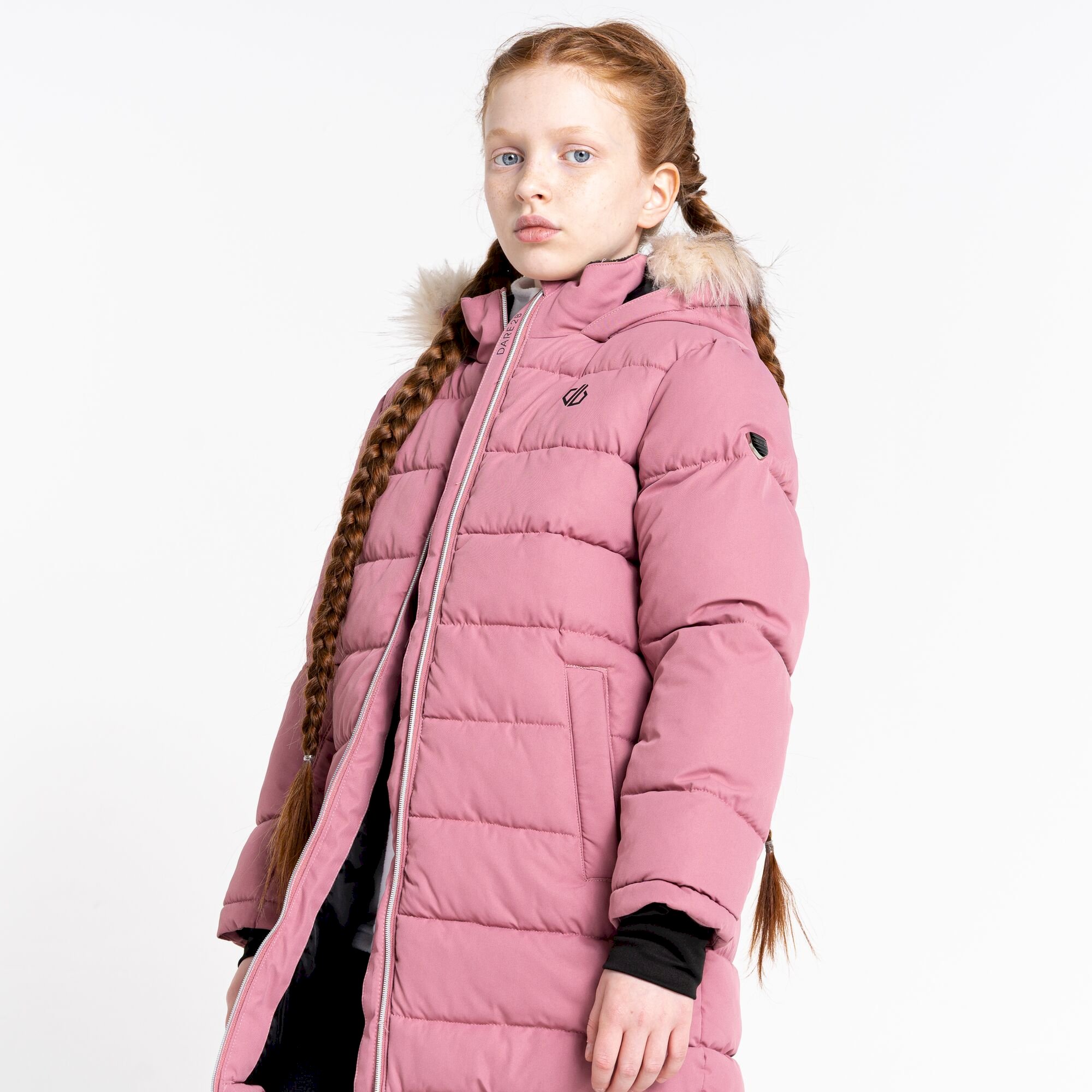 Dare 2b - Girls' Striking II Waterproof Jacket | Mesa Rose