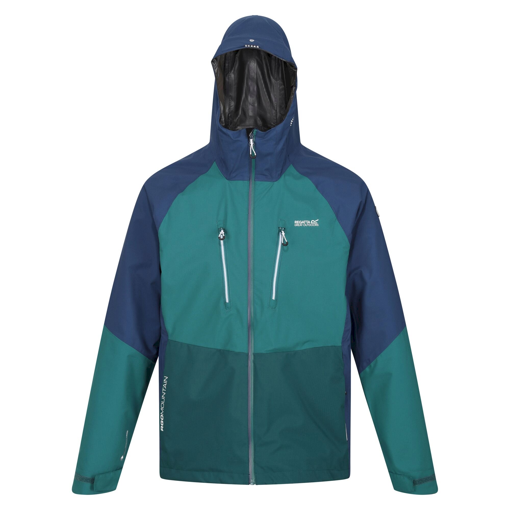 Men's Sacramento VIII Waterproof Jacket | Admiral Blue Pacific Green
