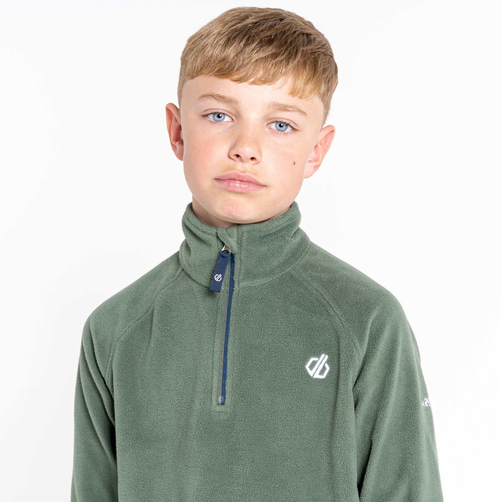 Dare 2b - Kids' Freehand Half Zip Lightweight Fleece | Duck Green