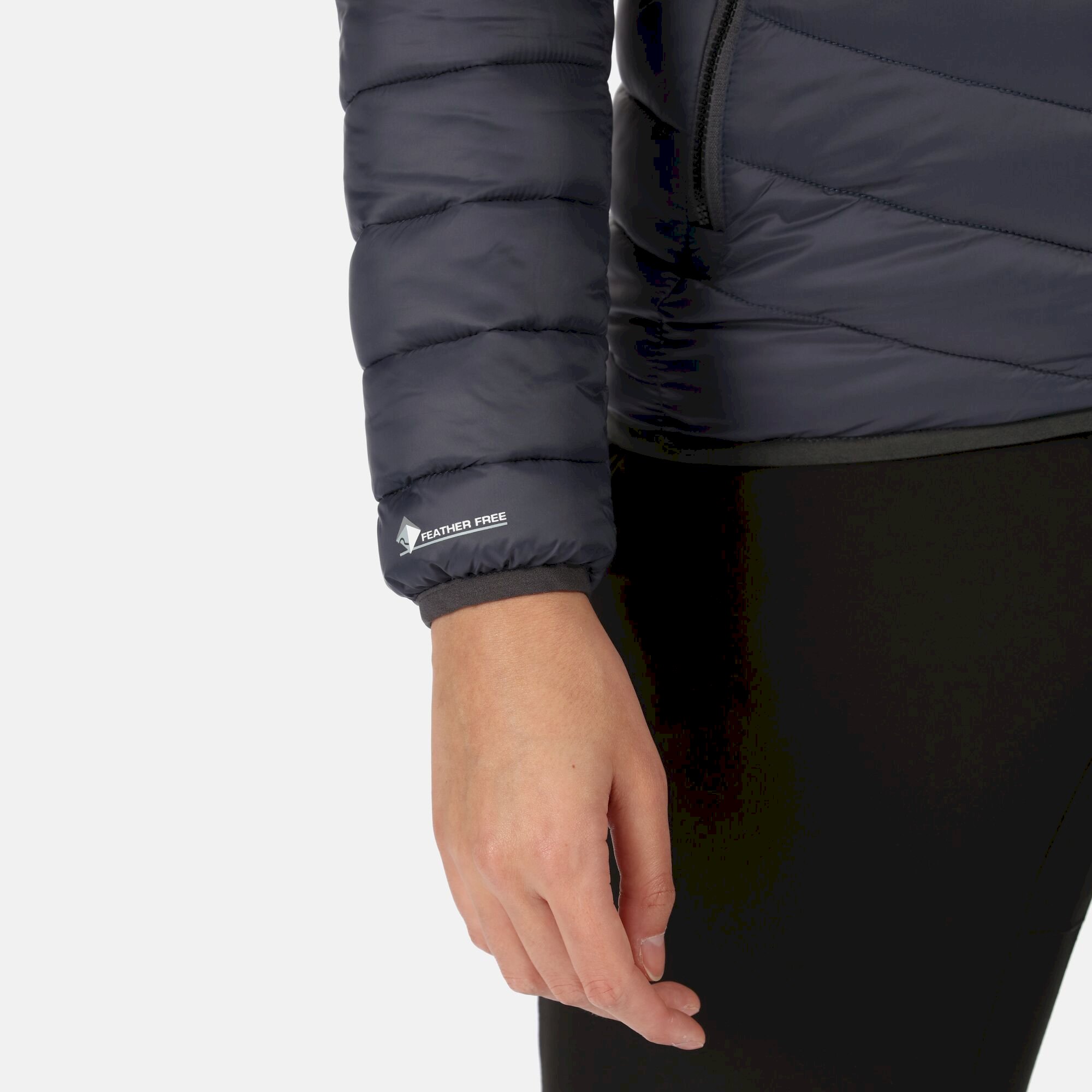 Women's Harrock Lightweight Puffer Jacket | Black Seal Grey