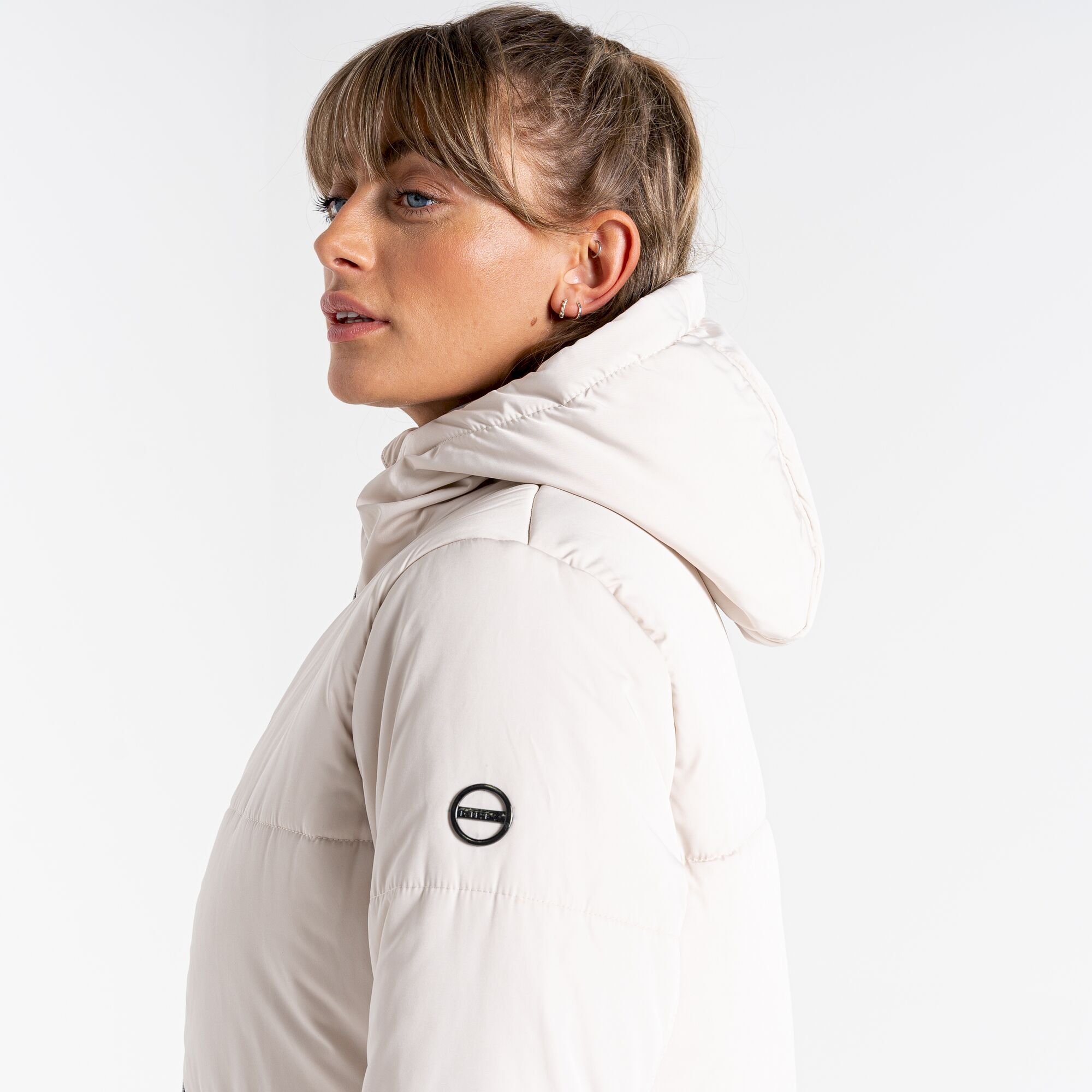 Dare 2b - Women's Reputable II Mid Length Padded Jacket | Barley White